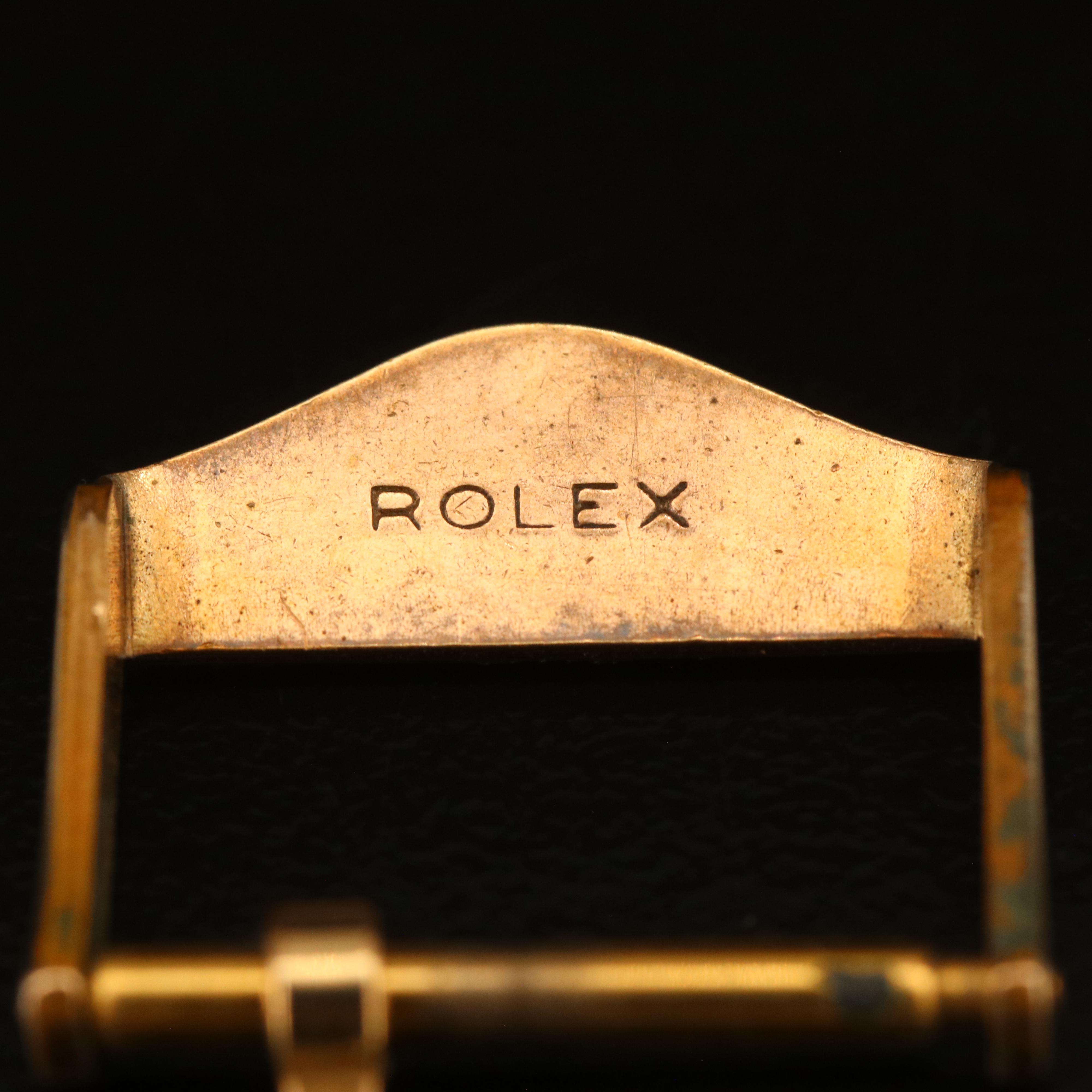 1950s - 1960s Rolex Gold Plated Strap Buckle