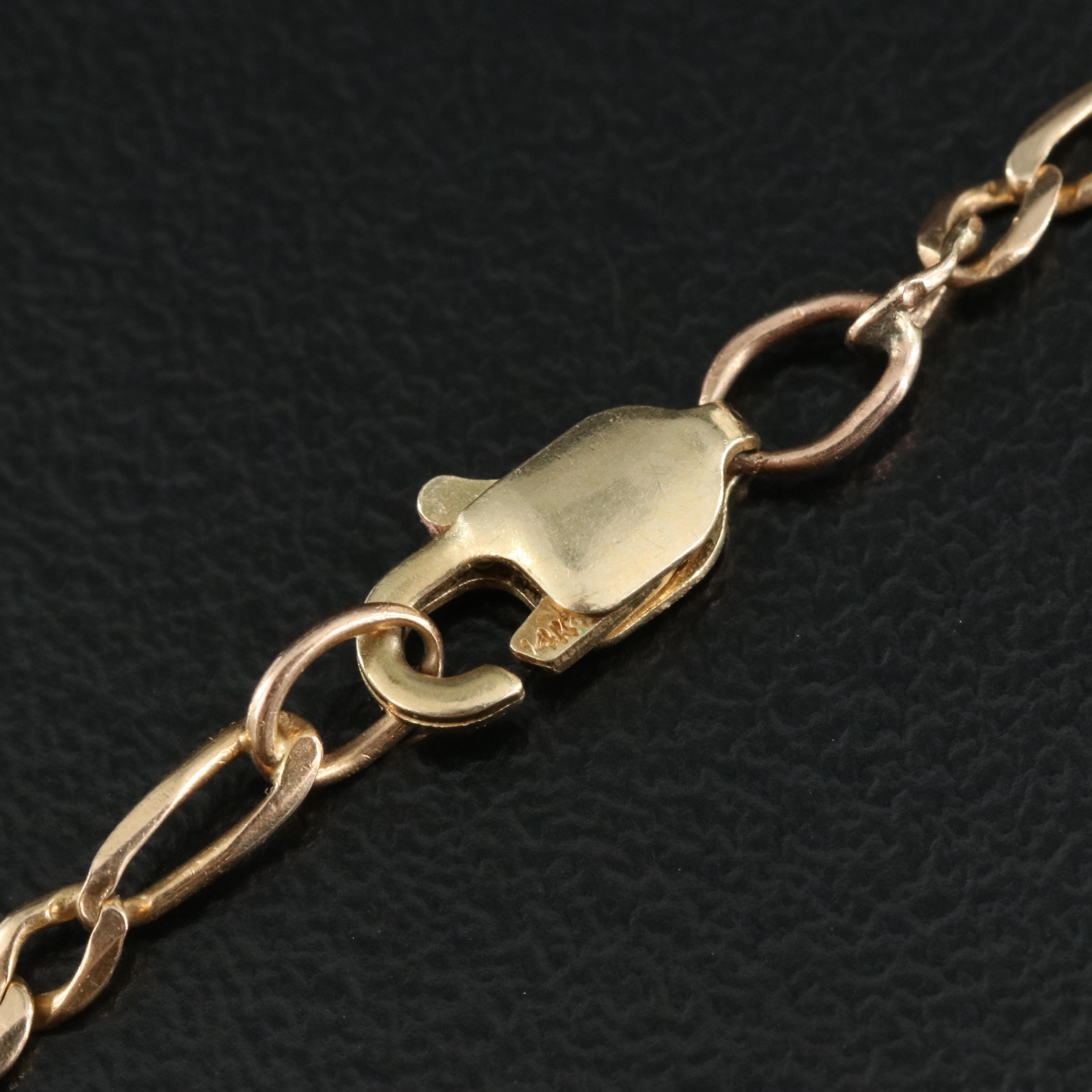 14K Figaro Chain