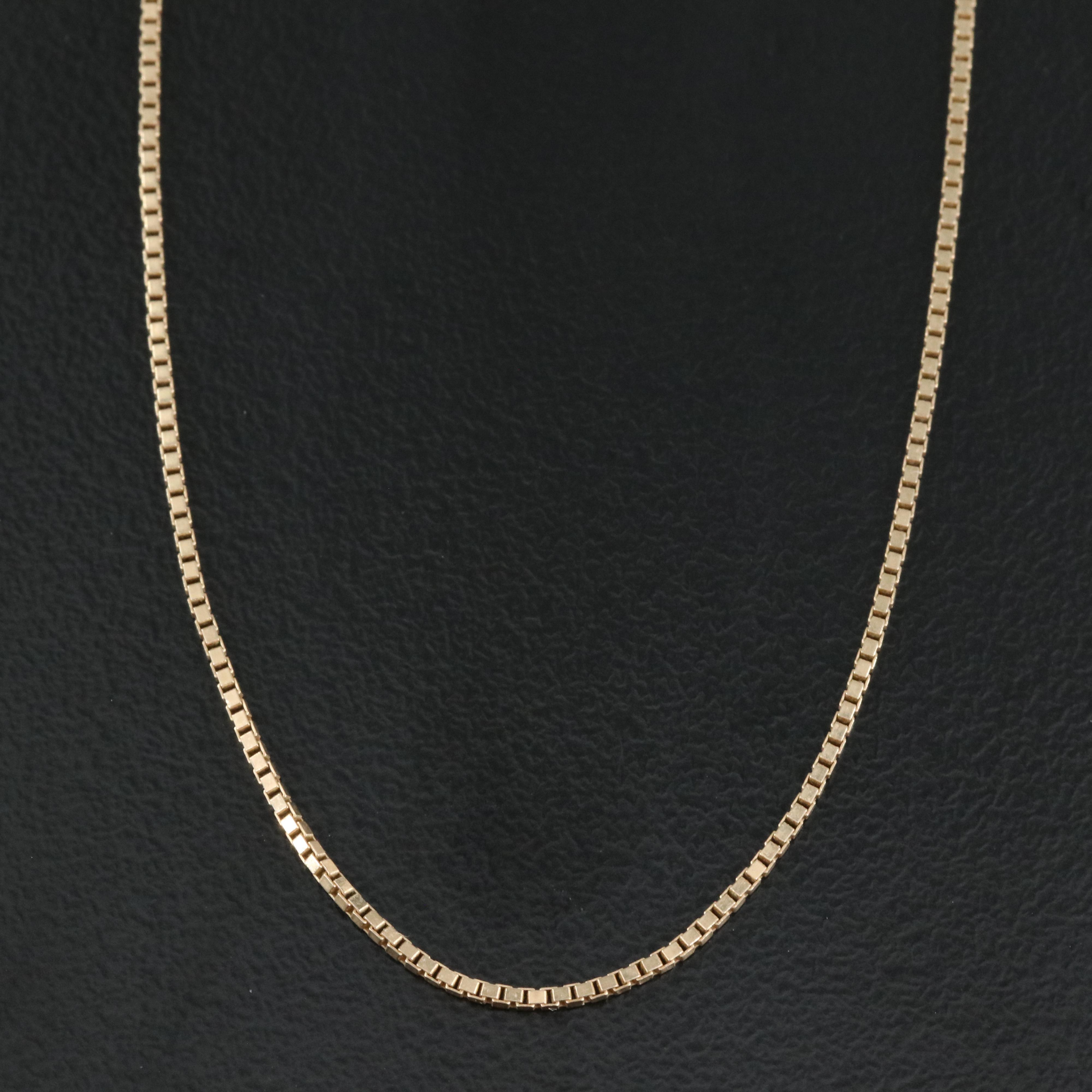 14K Box Chain