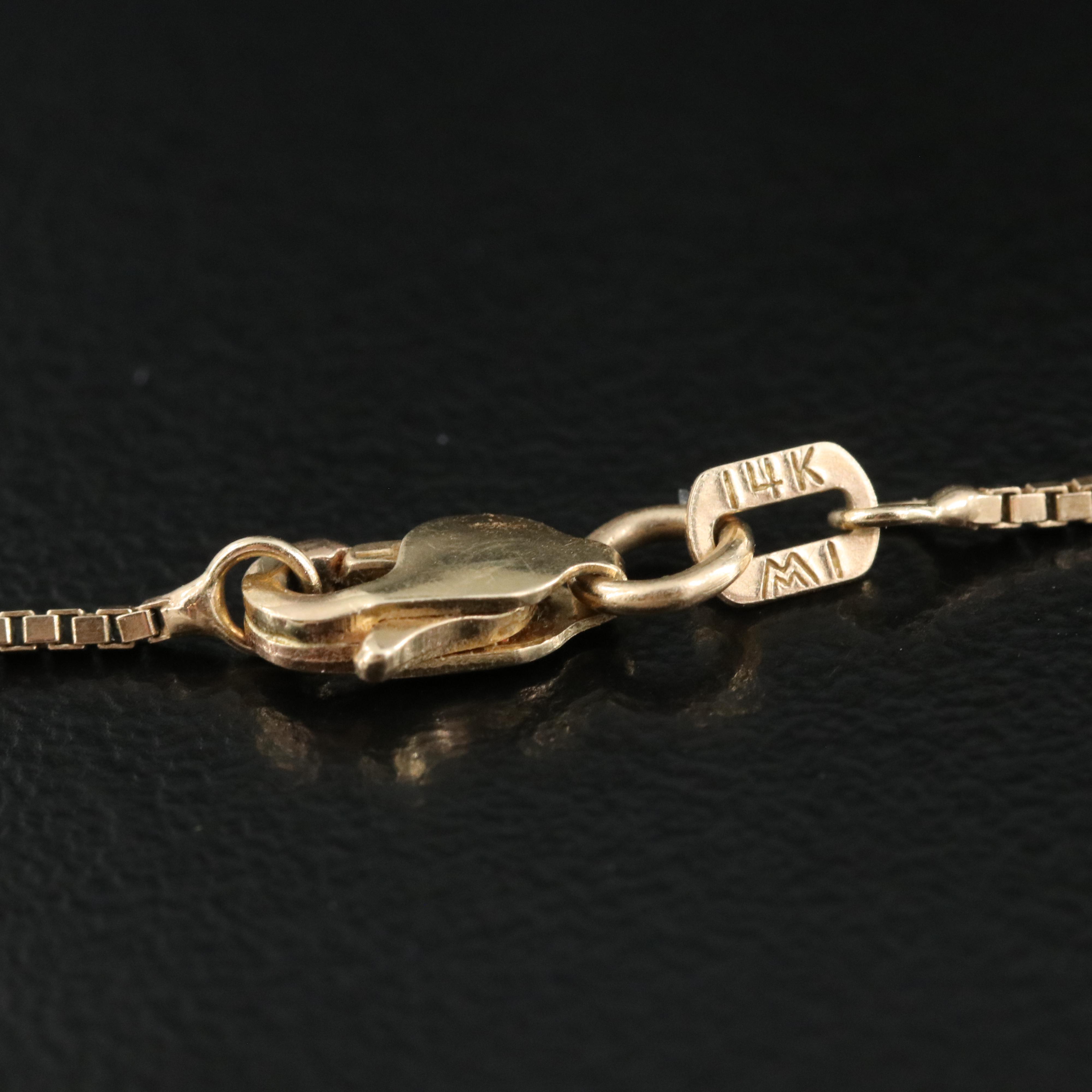 14K Box Chain