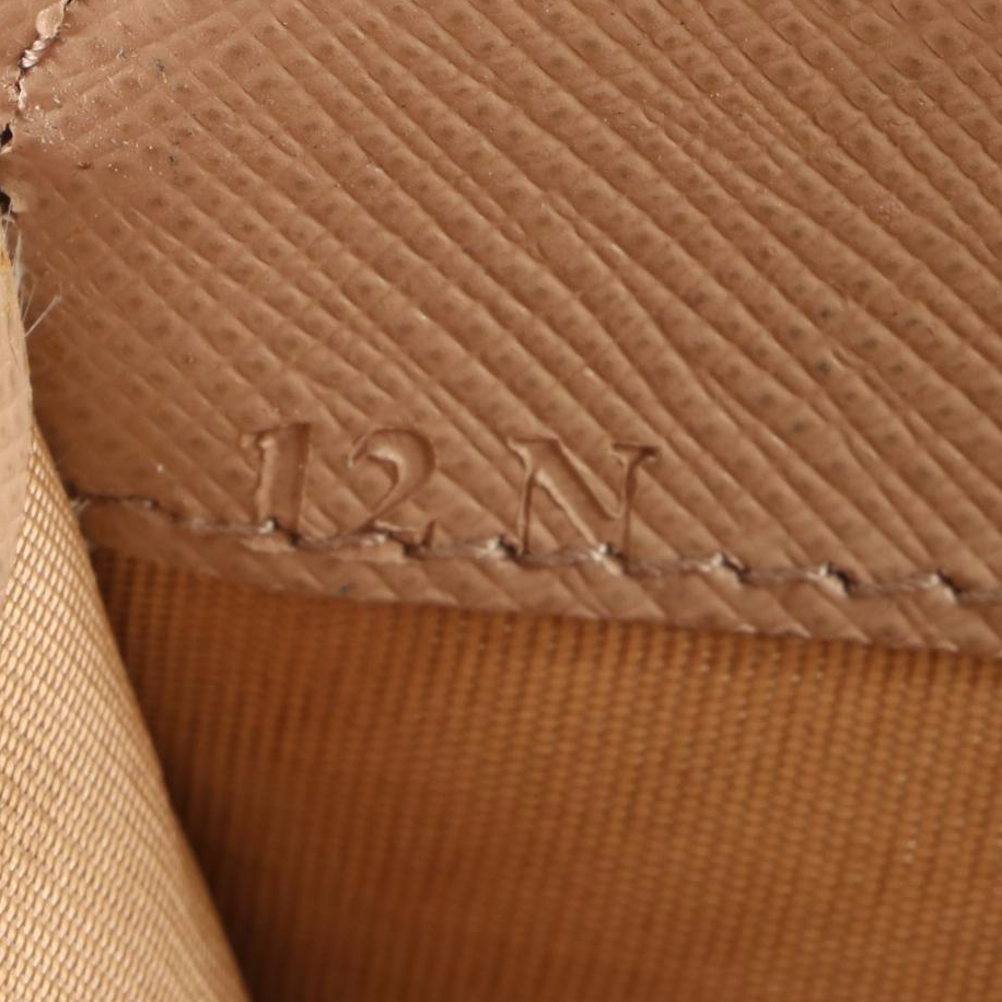 Prada Zip-Around Wallet in Cammeo Saffiano Leather with Box