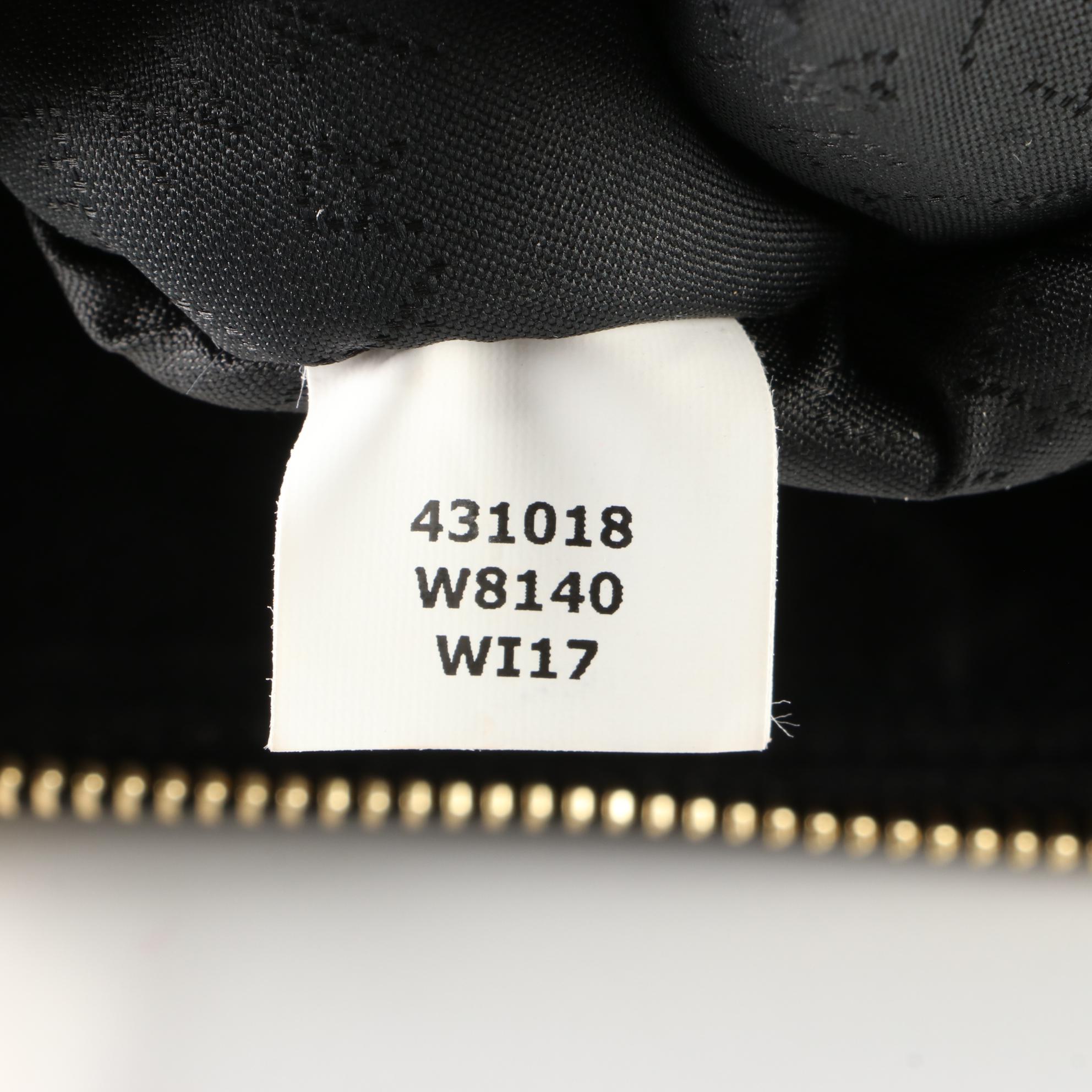 Stella McCartney Small Zip Pouch in Star-Embellished Faux Suede with Box