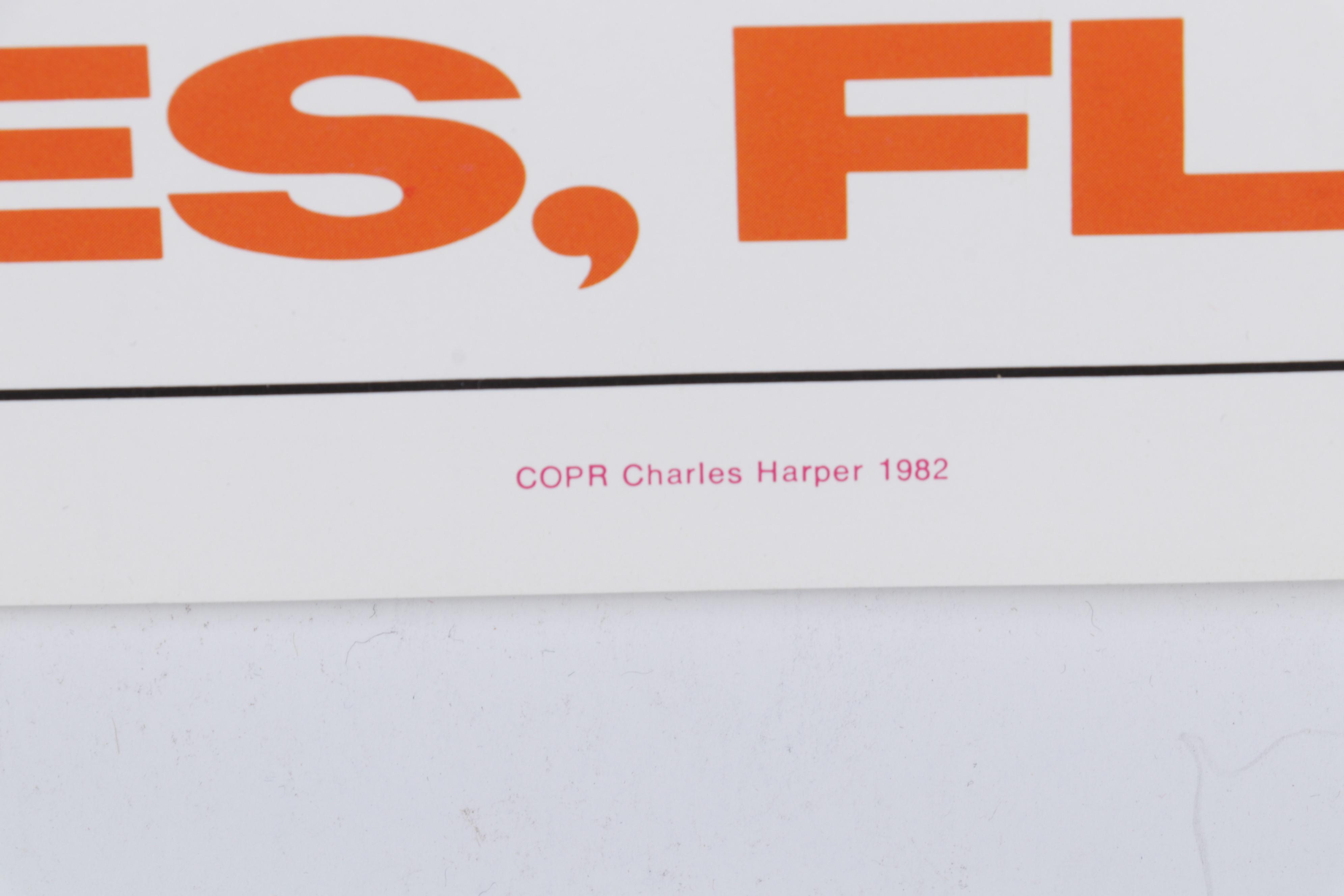 Offset Lithograph Poster After Charley Harper "The Conservancy, Naples, Florida"