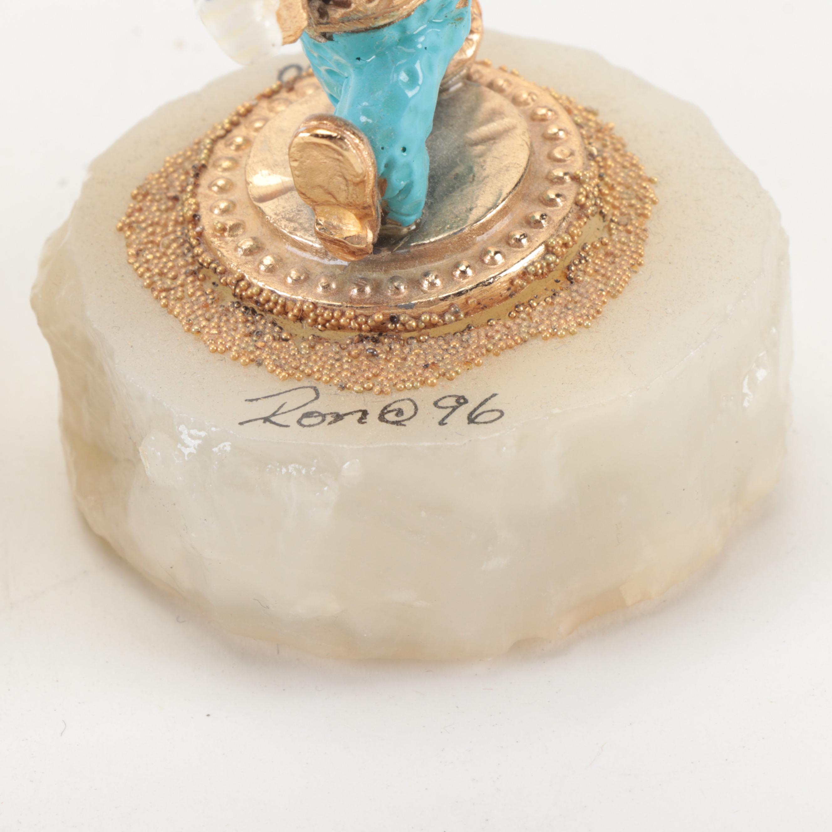 First Edition "Ron Lee's World of Clowns" by Olivia Long with Ron Lee Figurines