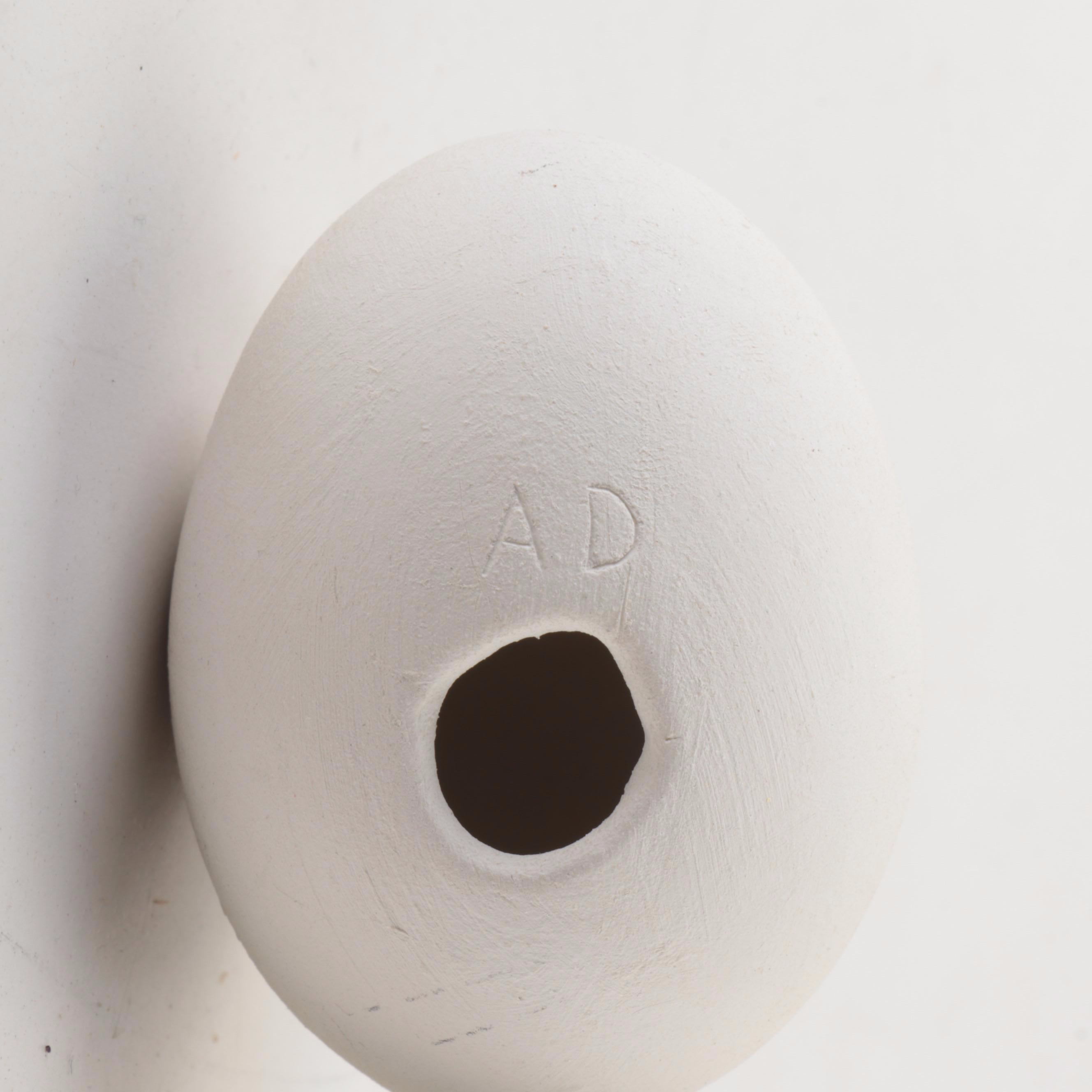 Metal Wire Chicken Form Basket and Ceramic Eggs