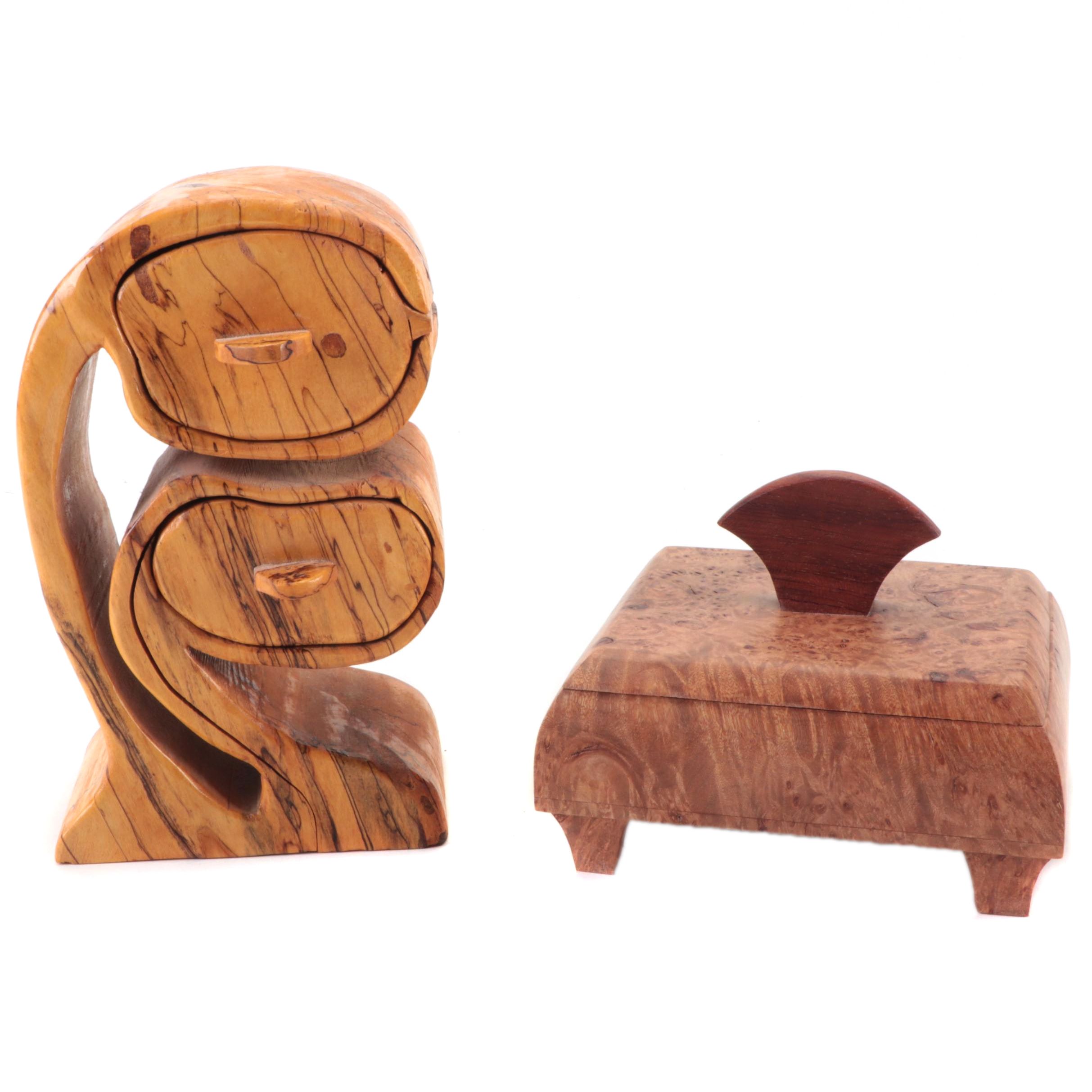 Steve Smith and Royce Ford Exotic Hardwood Boxes