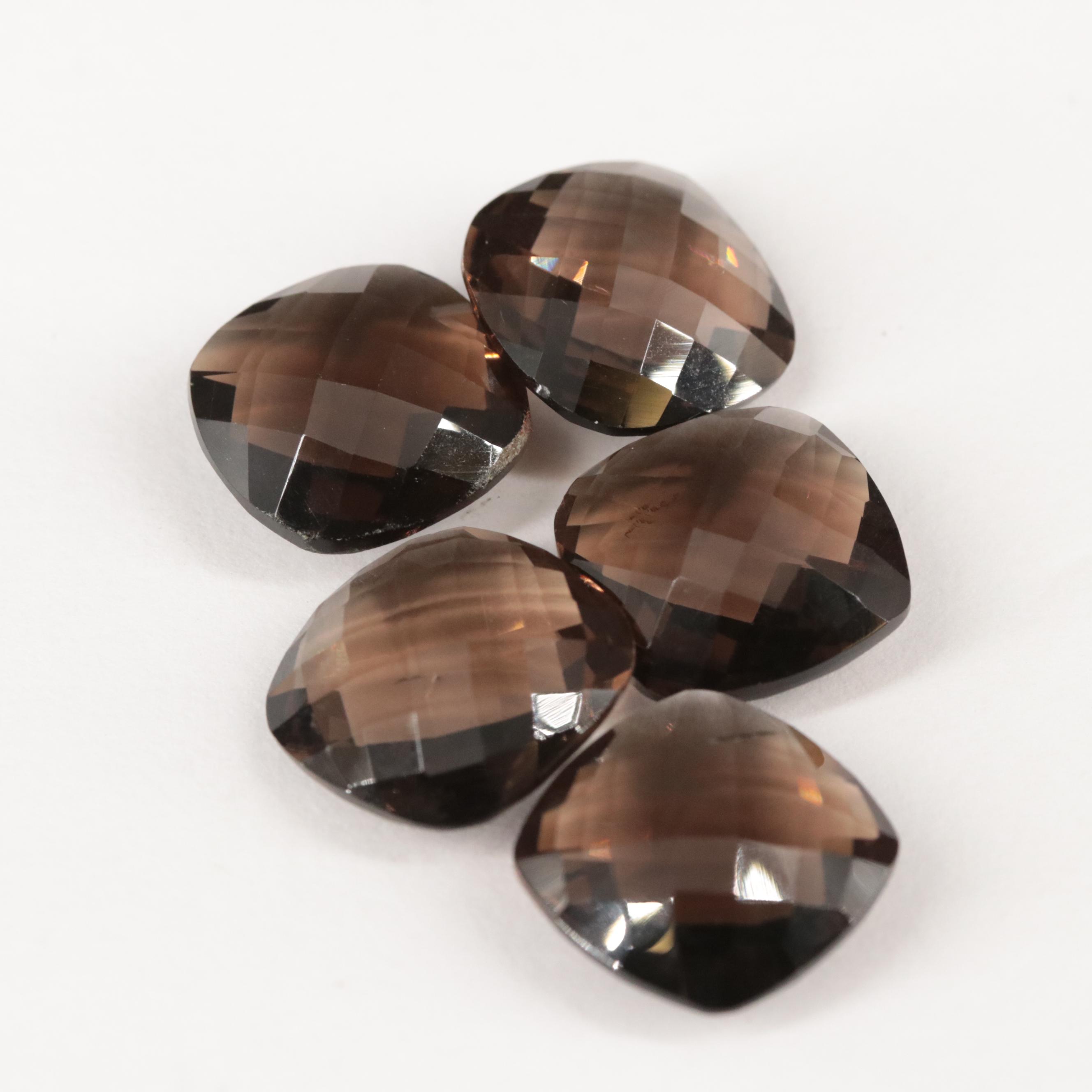 Loose 38.61 CTW Smoky Quartz