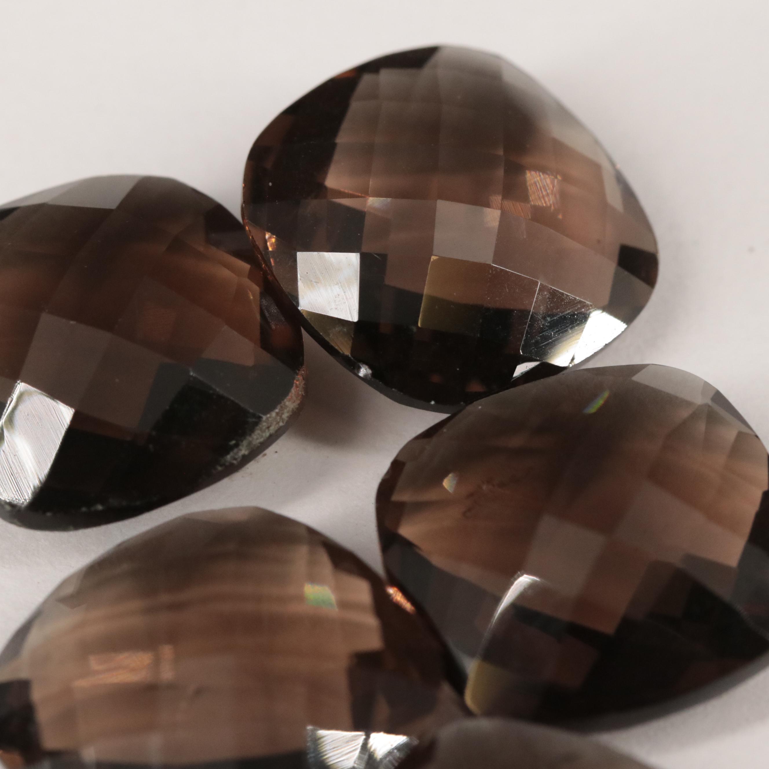Loose 38.61 CTW Smoky Quartz