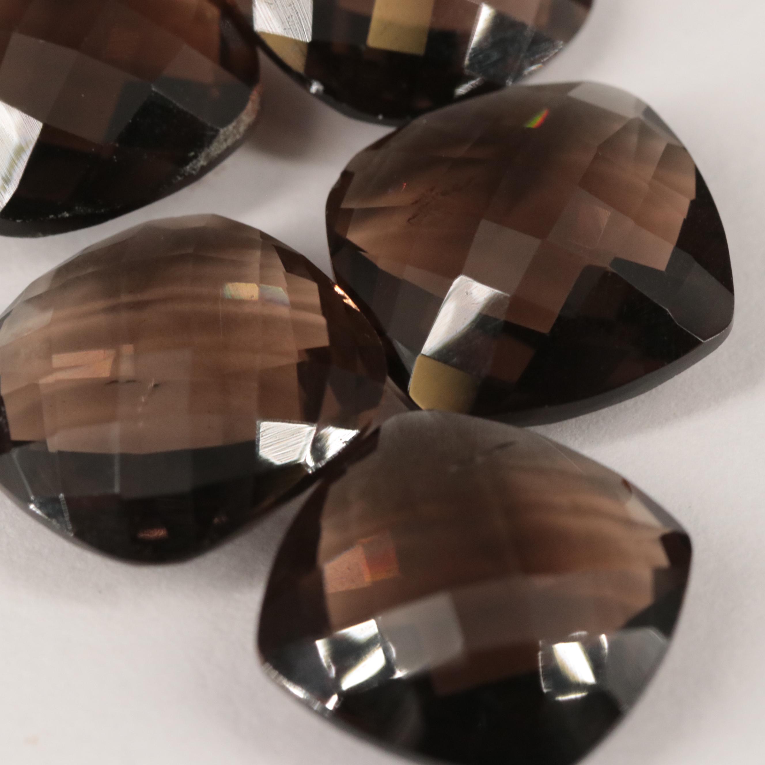 Loose 38.61 CTW Smoky Quartz