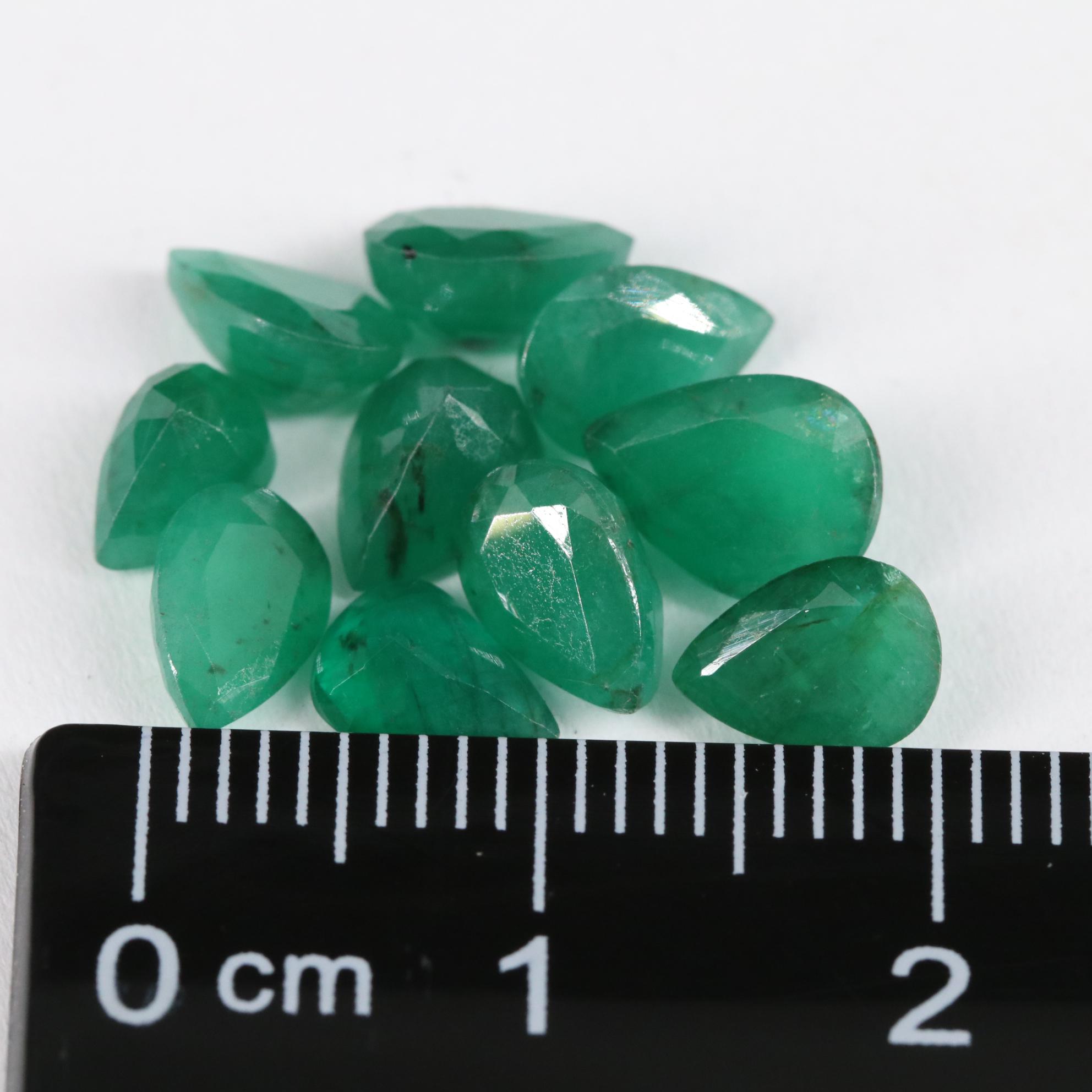 Loose 7.15 CTW Emerald Lot