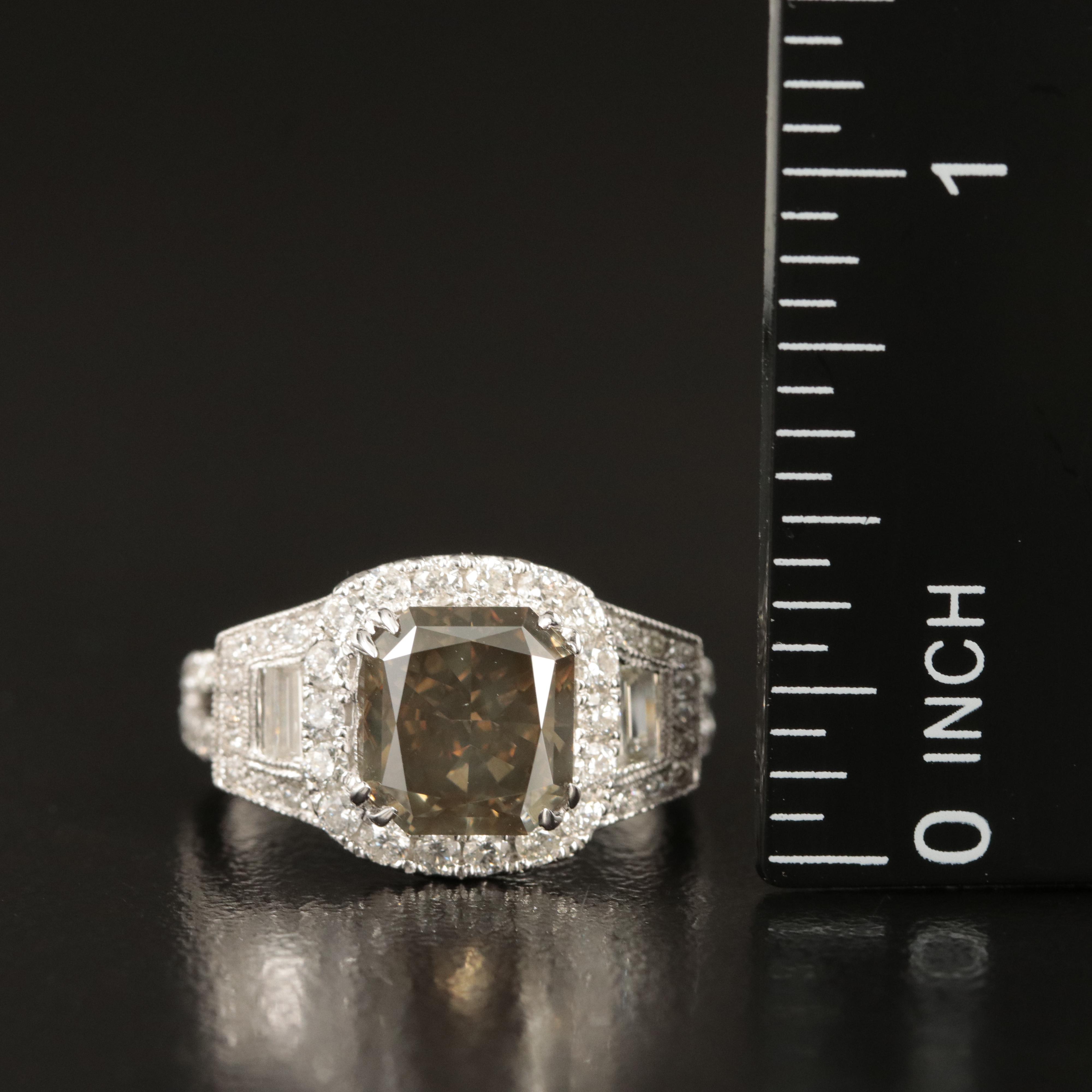 14K 4.04 CTW Diamond Ring