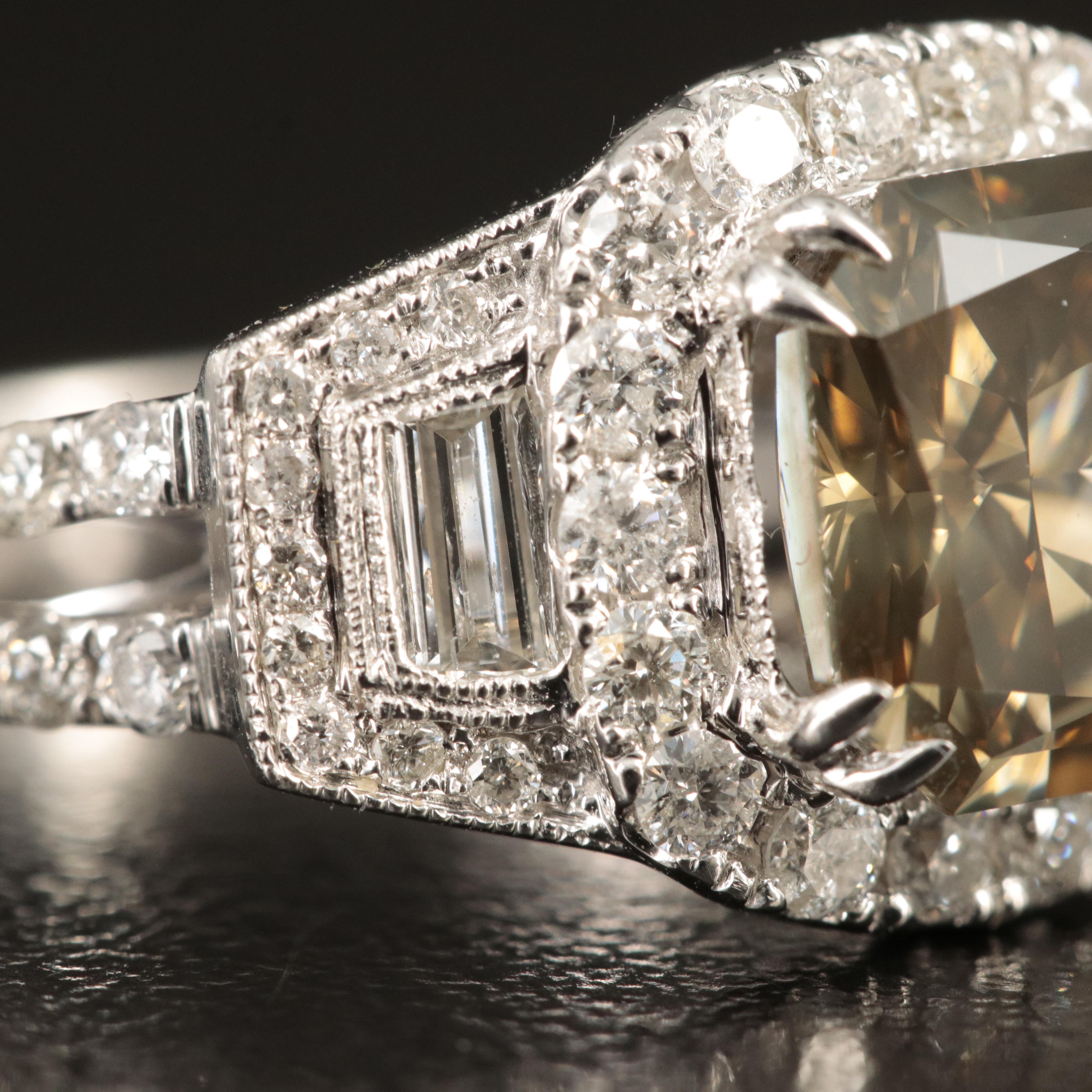 14K 4.04 CTW Diamond Ring