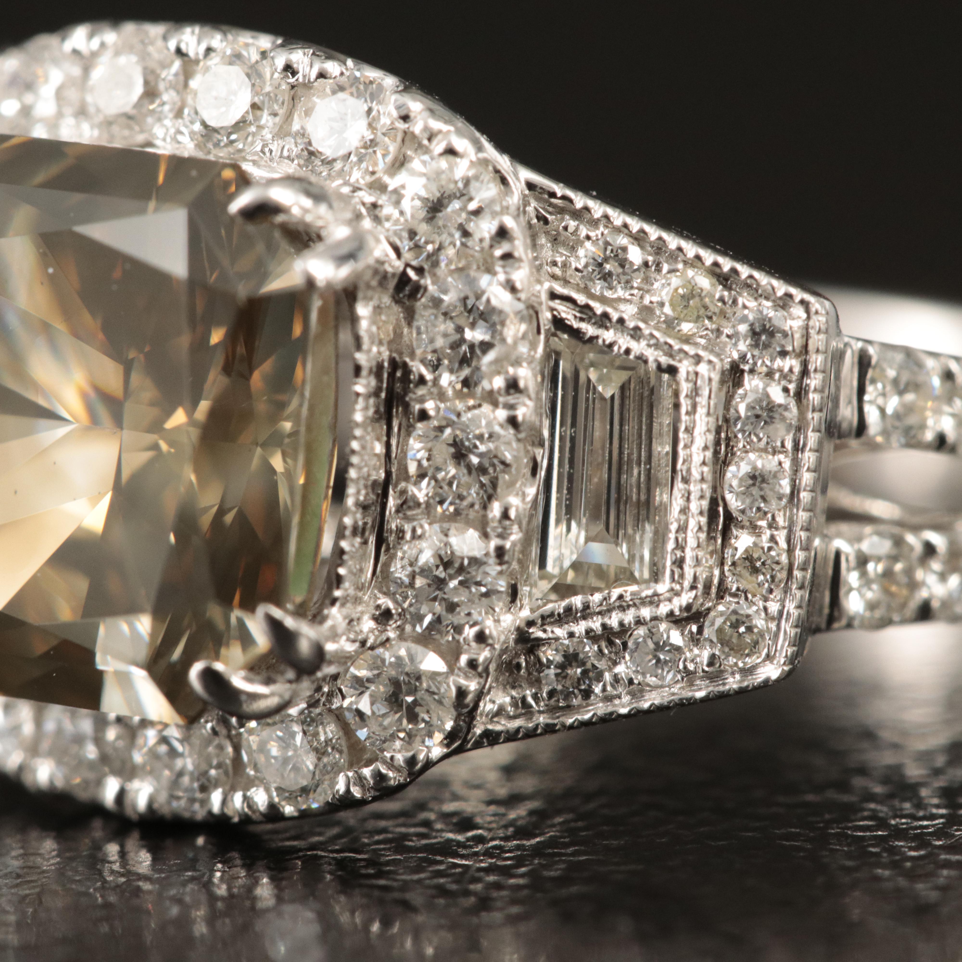 14K 4.04 CTW Diamond Ring