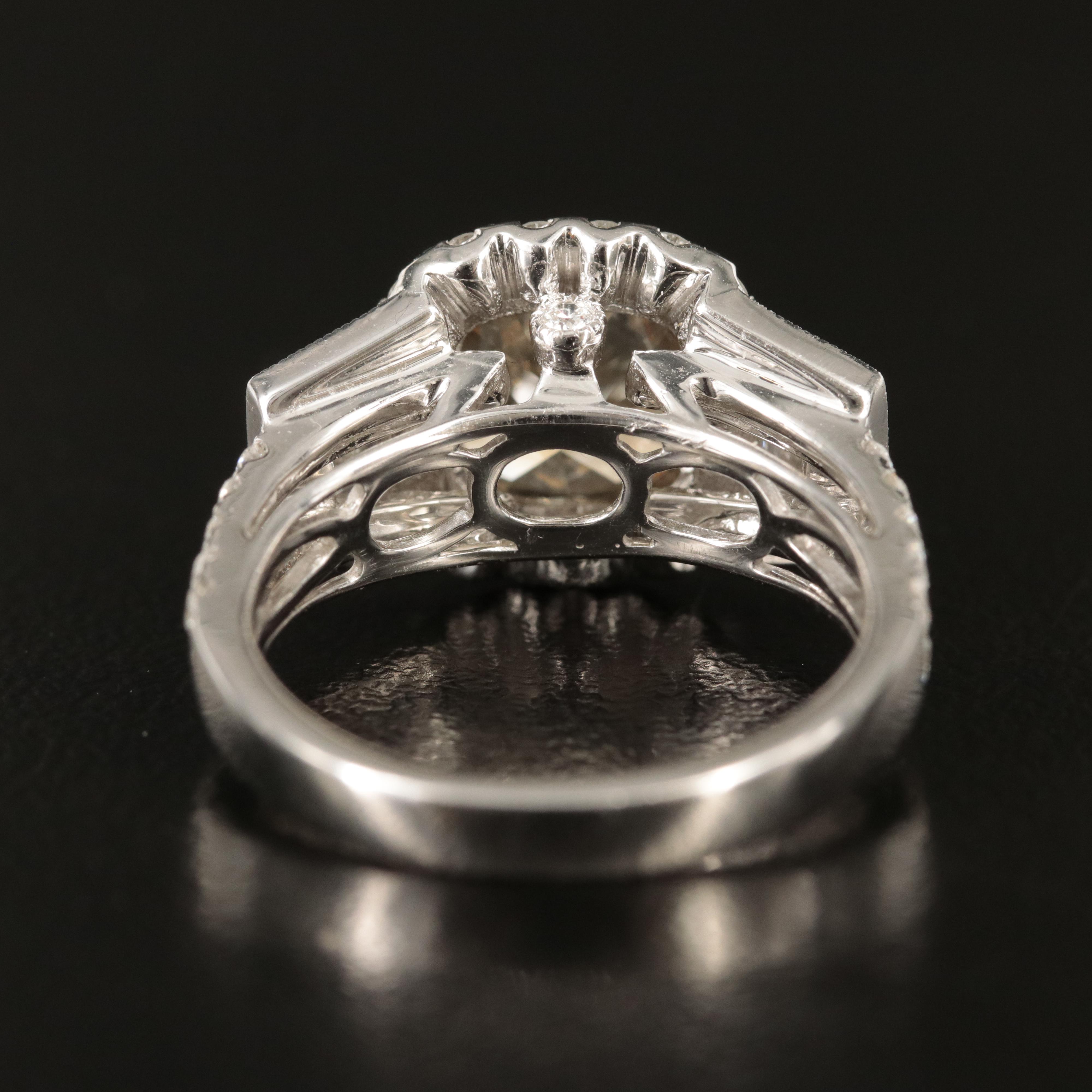 14K 4.04 CTW Diamond Ring