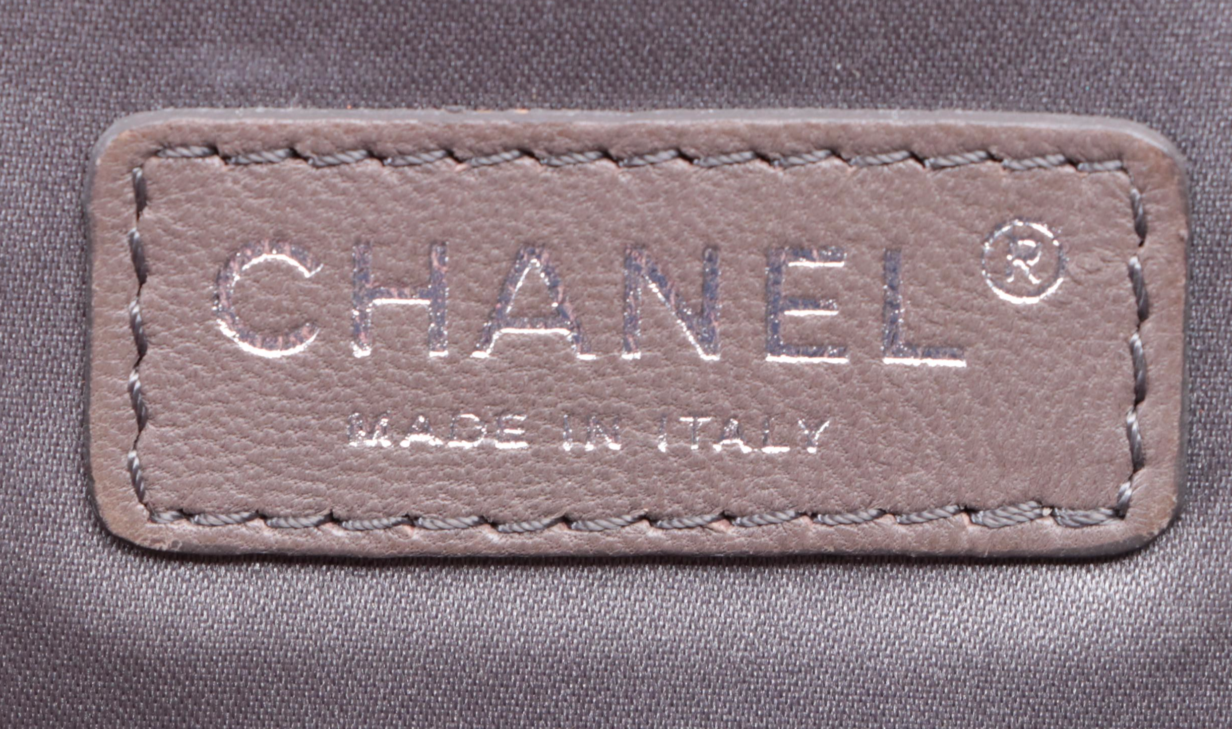 Chanel CC Flap Front Shoulder Bag in Quilted Matte Crinkle Leather