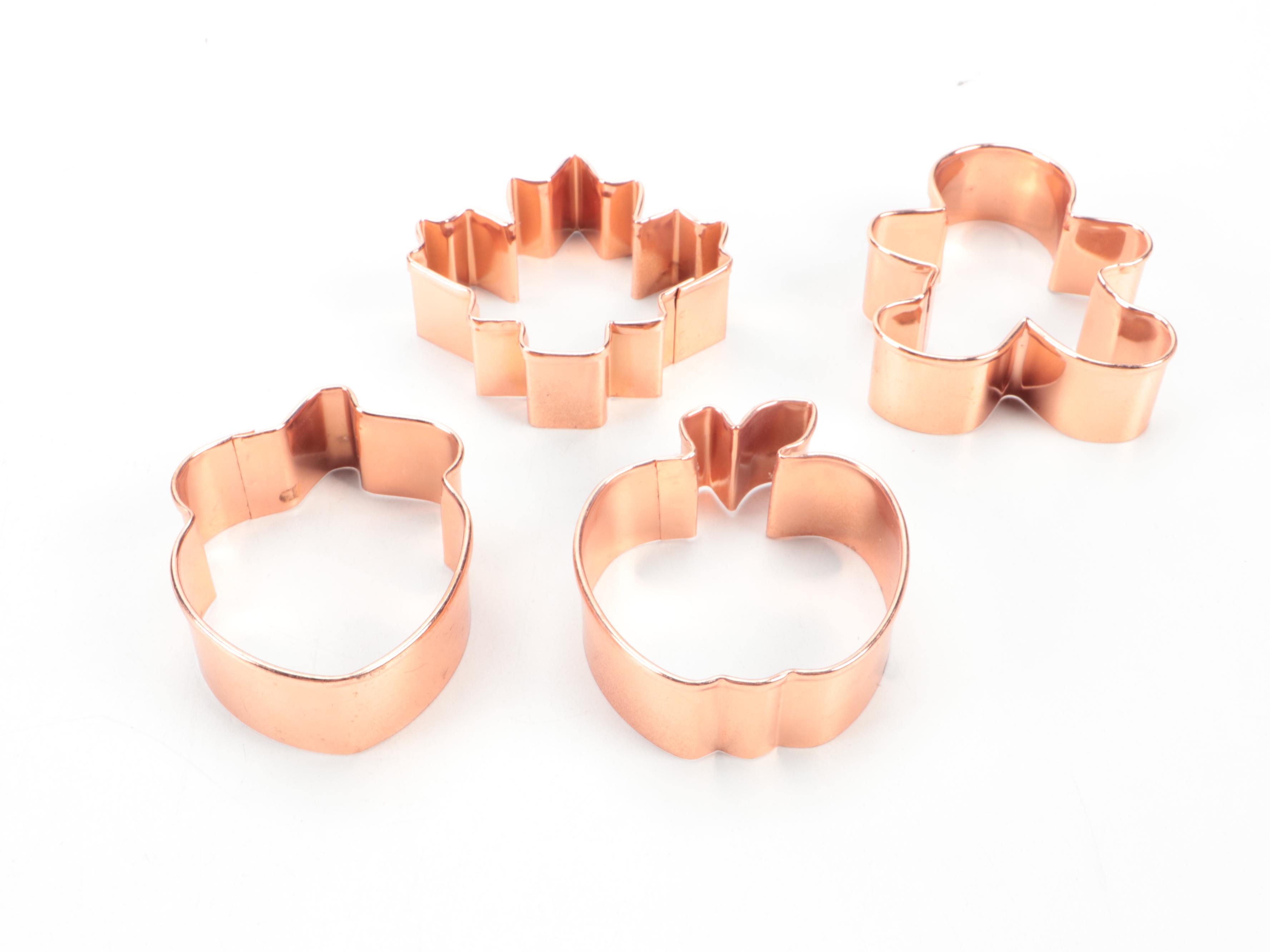 Copper Star, Butterfly, and Other Cookie Cutters