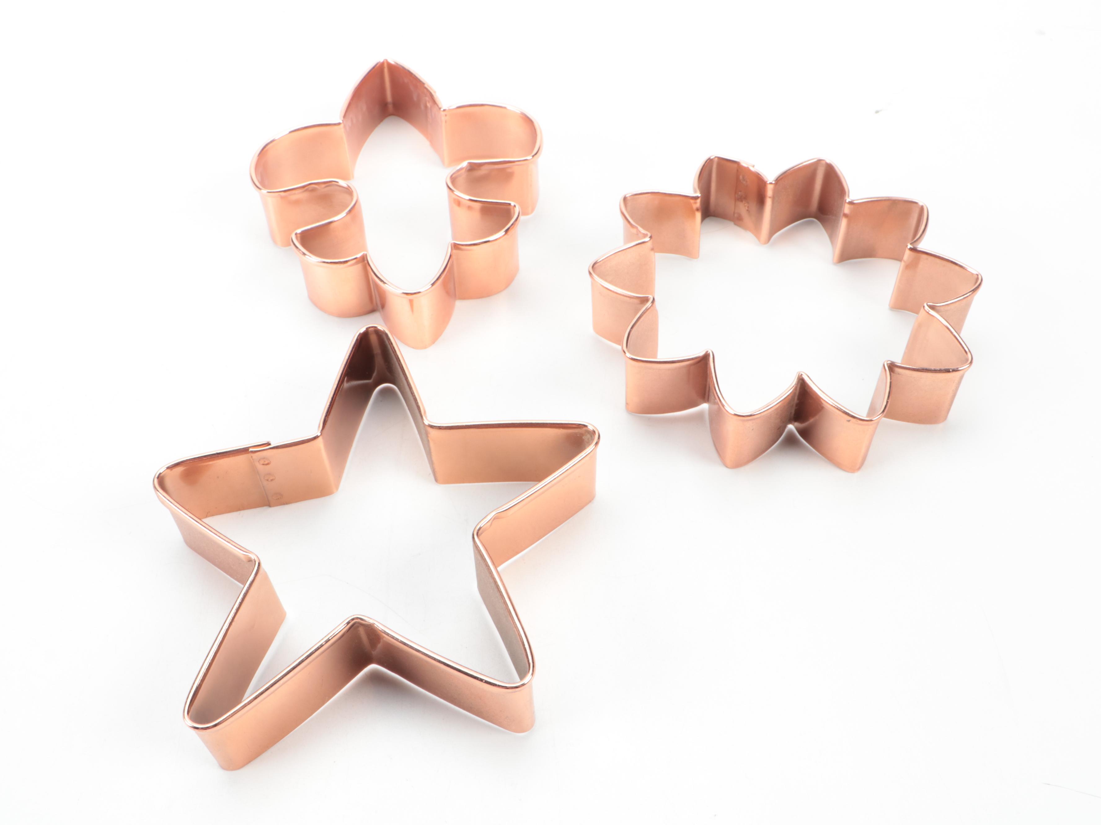 Copper Star, Butterfly, and Other Cookie Cutters