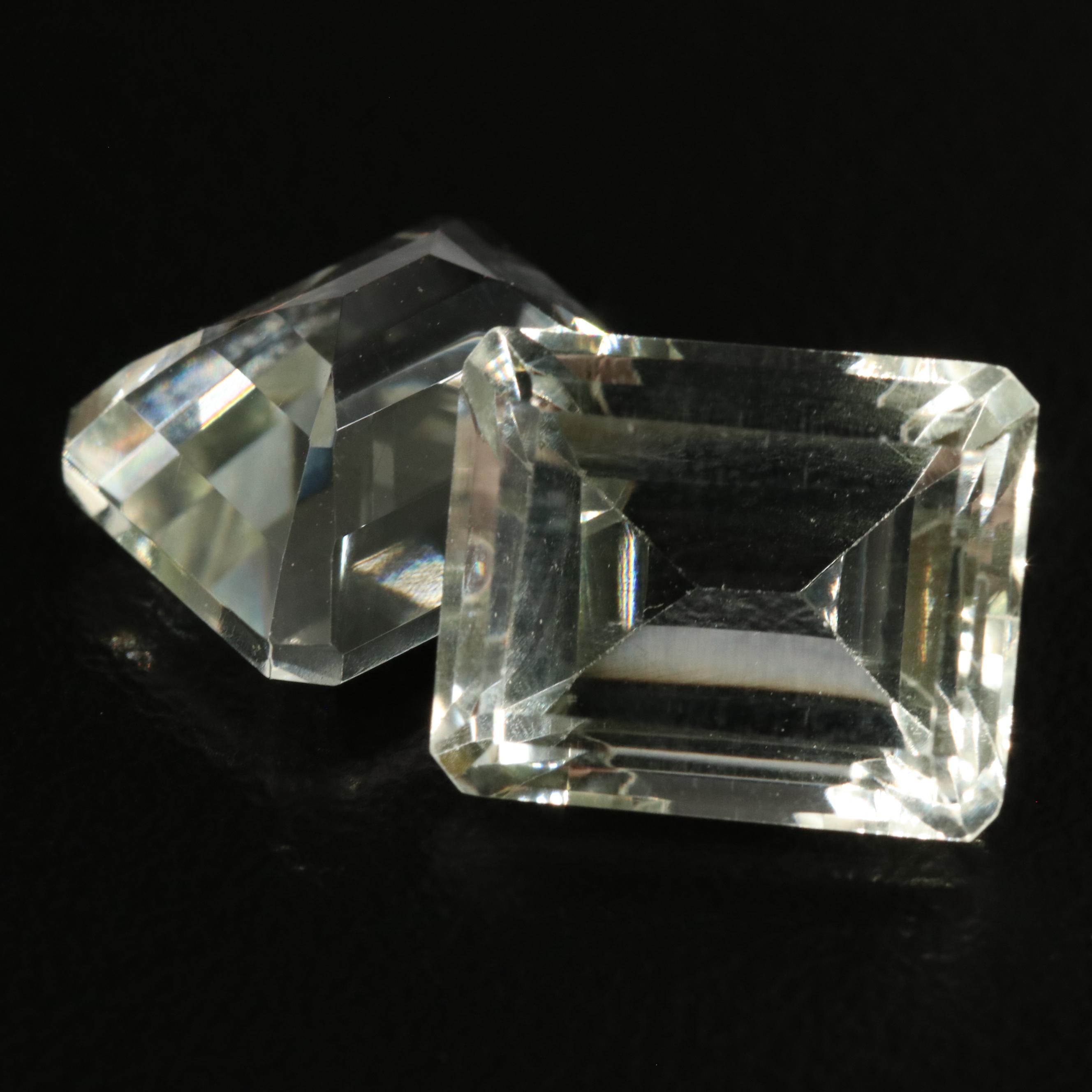 Loose 12.73 CTW Prasiolite