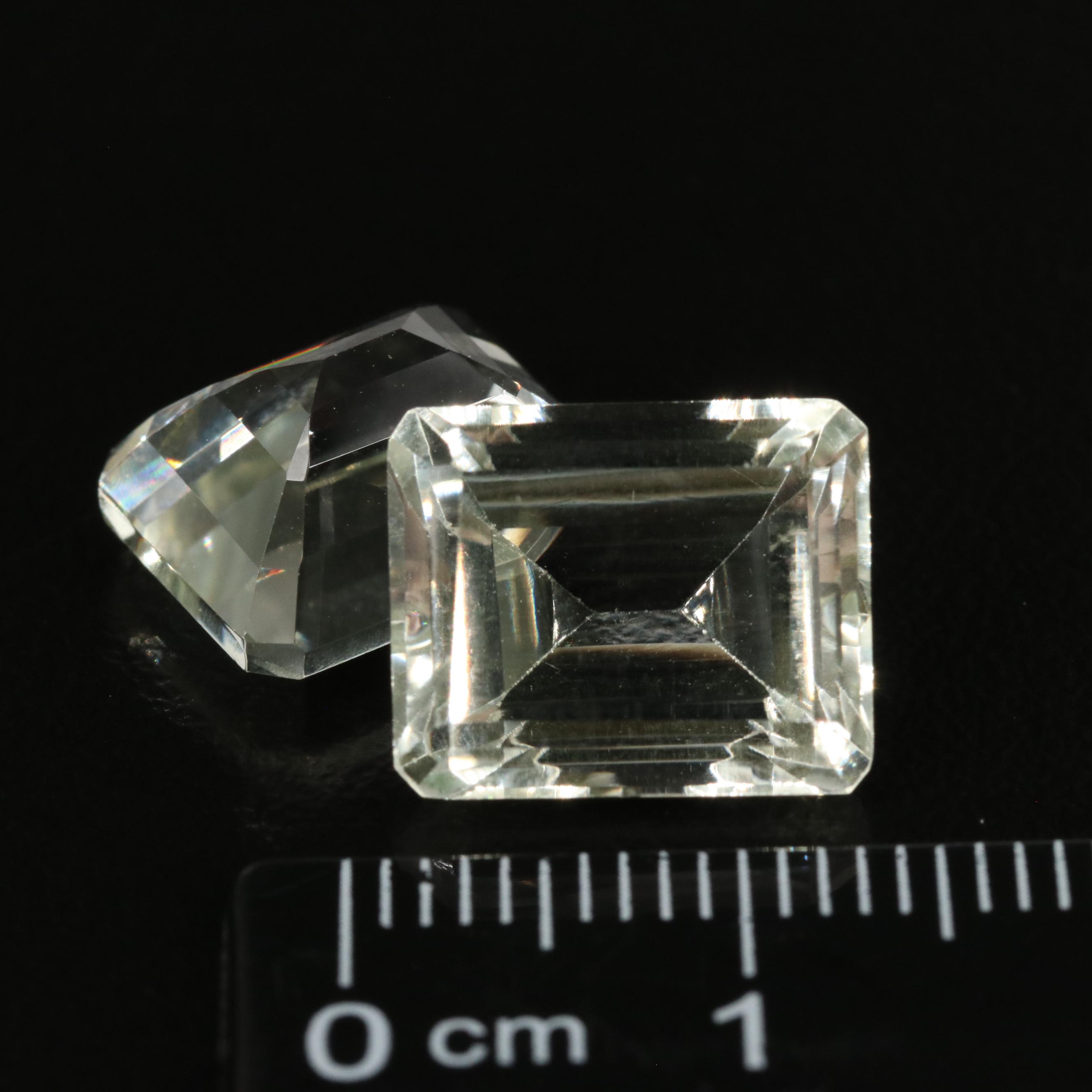 Loose 12.73 CTW Prasiolite
