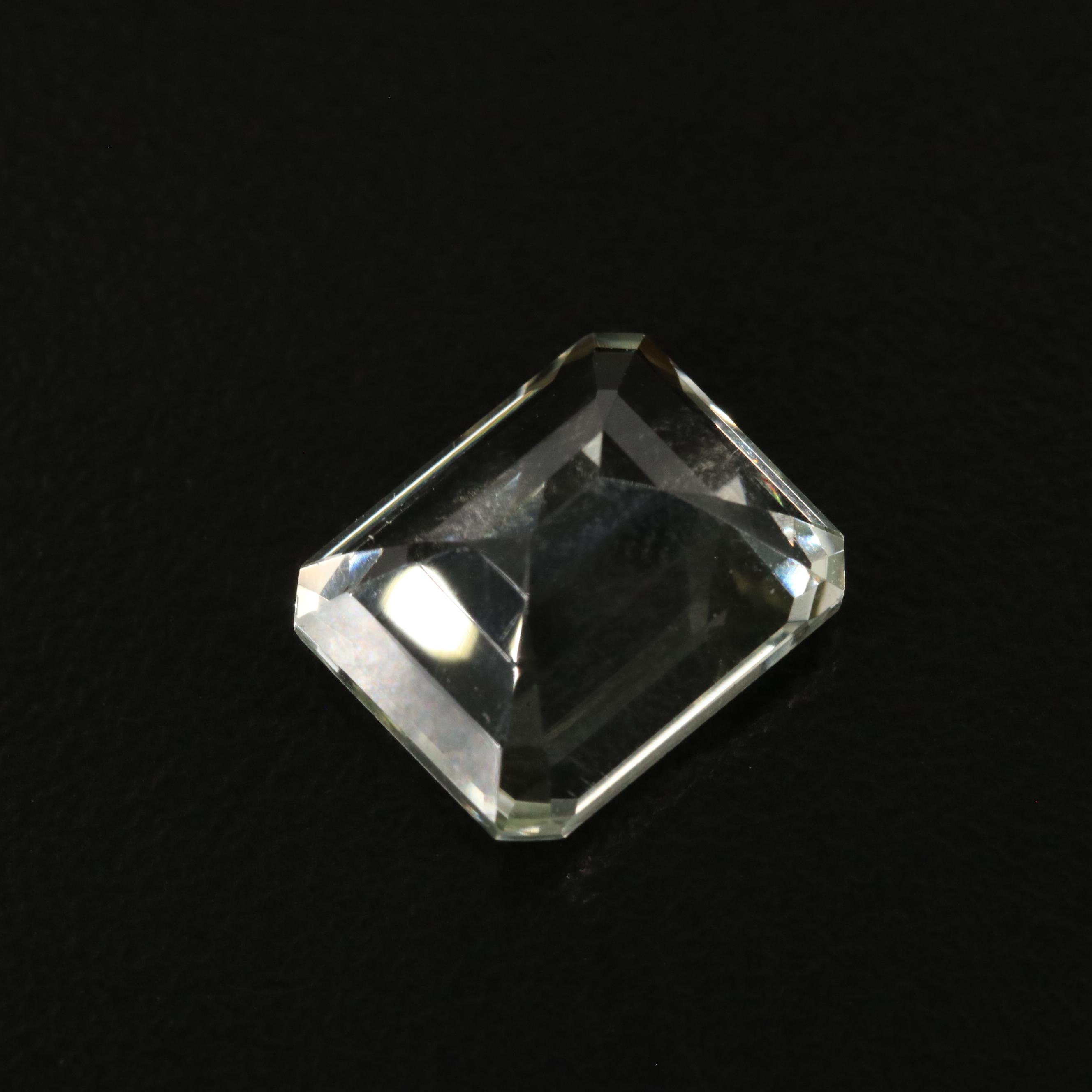 Loose 12.73 CTW Prasiolite