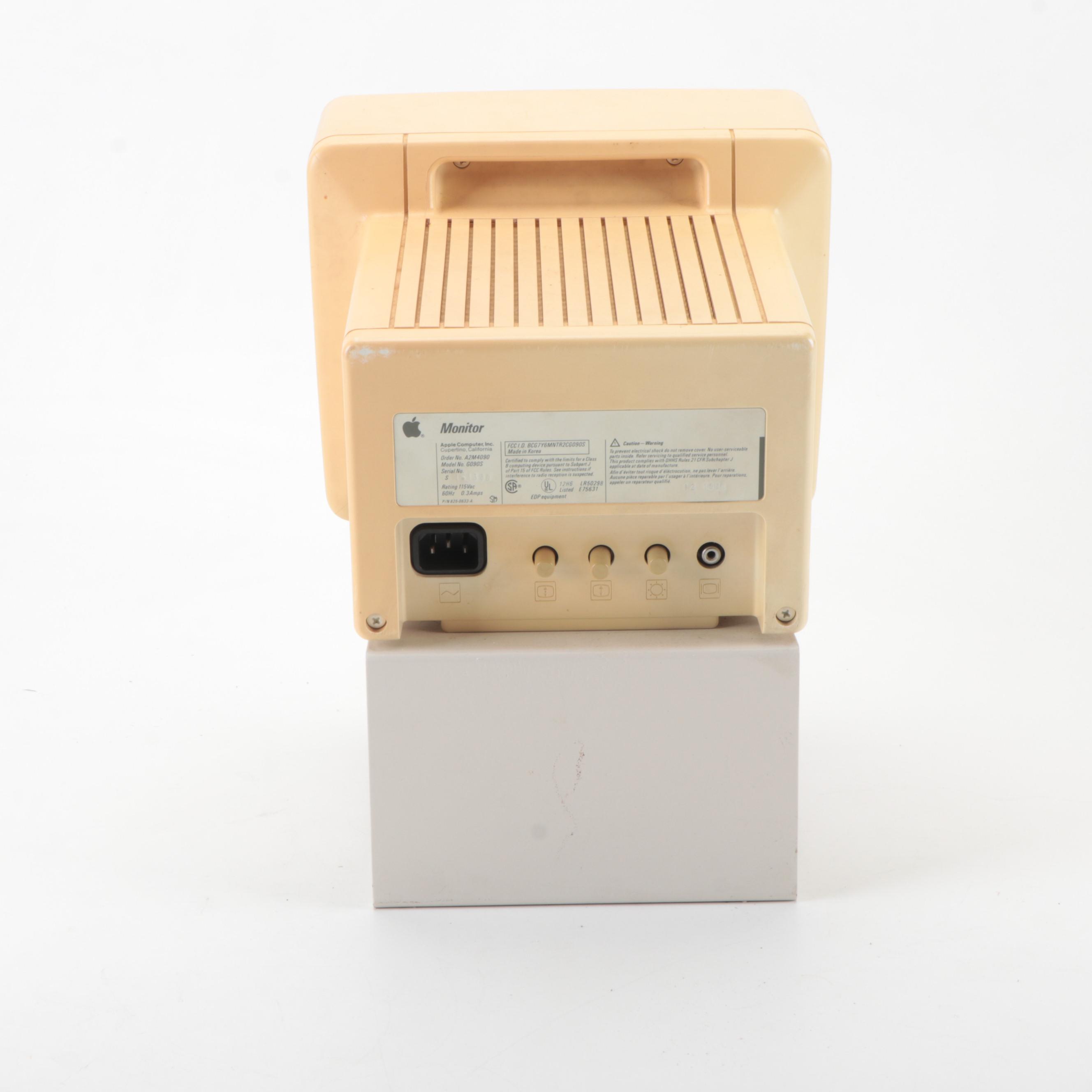 Apple G090S Computer Monitor, Circa 1984