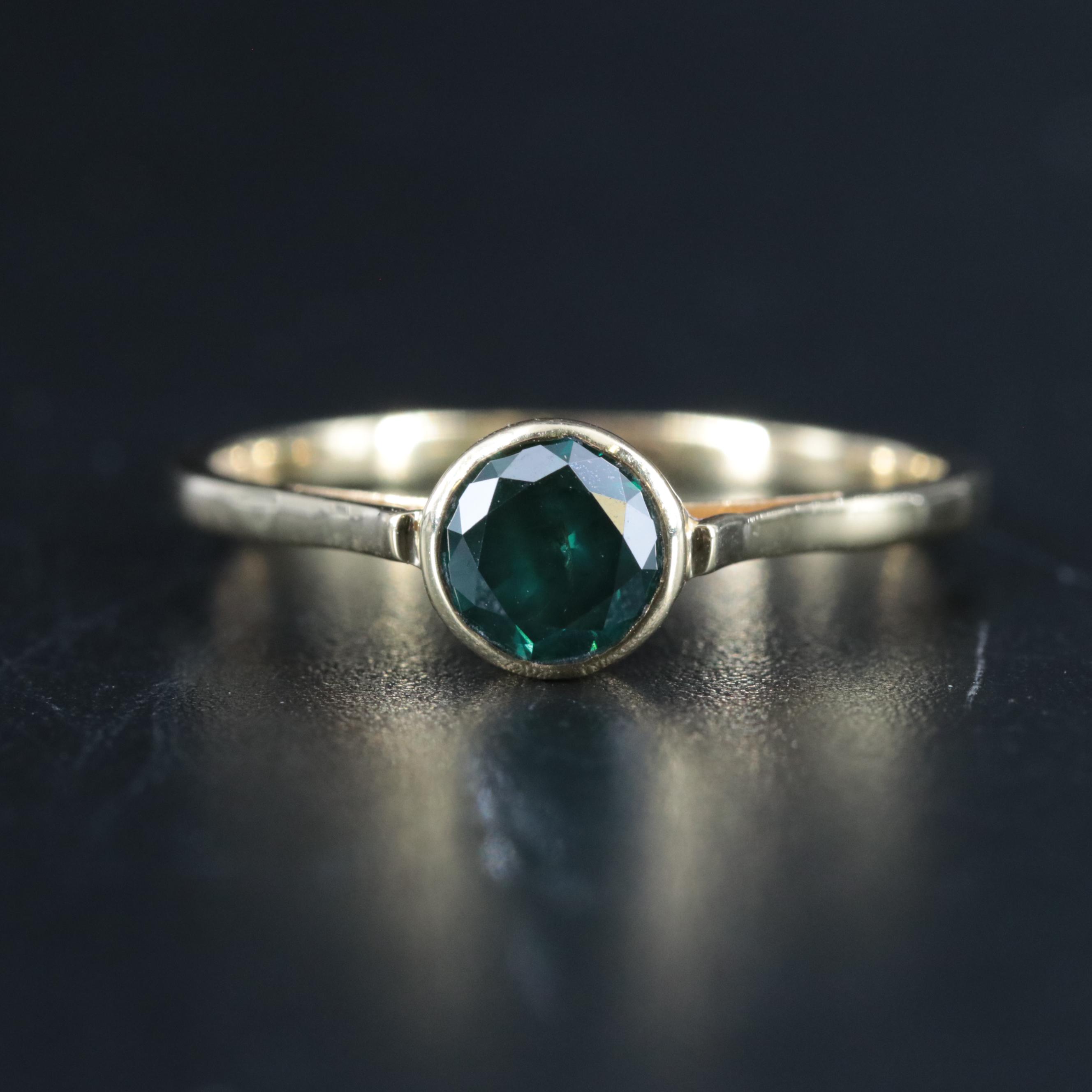 14K 0.74 CT Diamond Ring