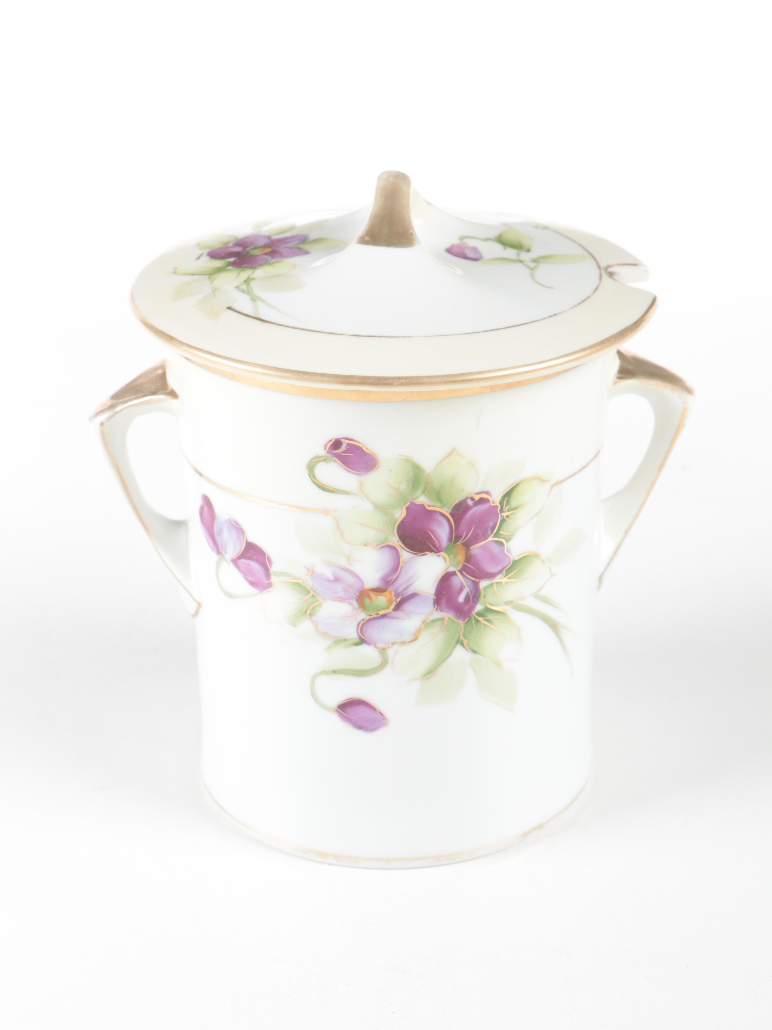 Royal Stuart and Other English Bone China Cups with More Porcelain Tableware