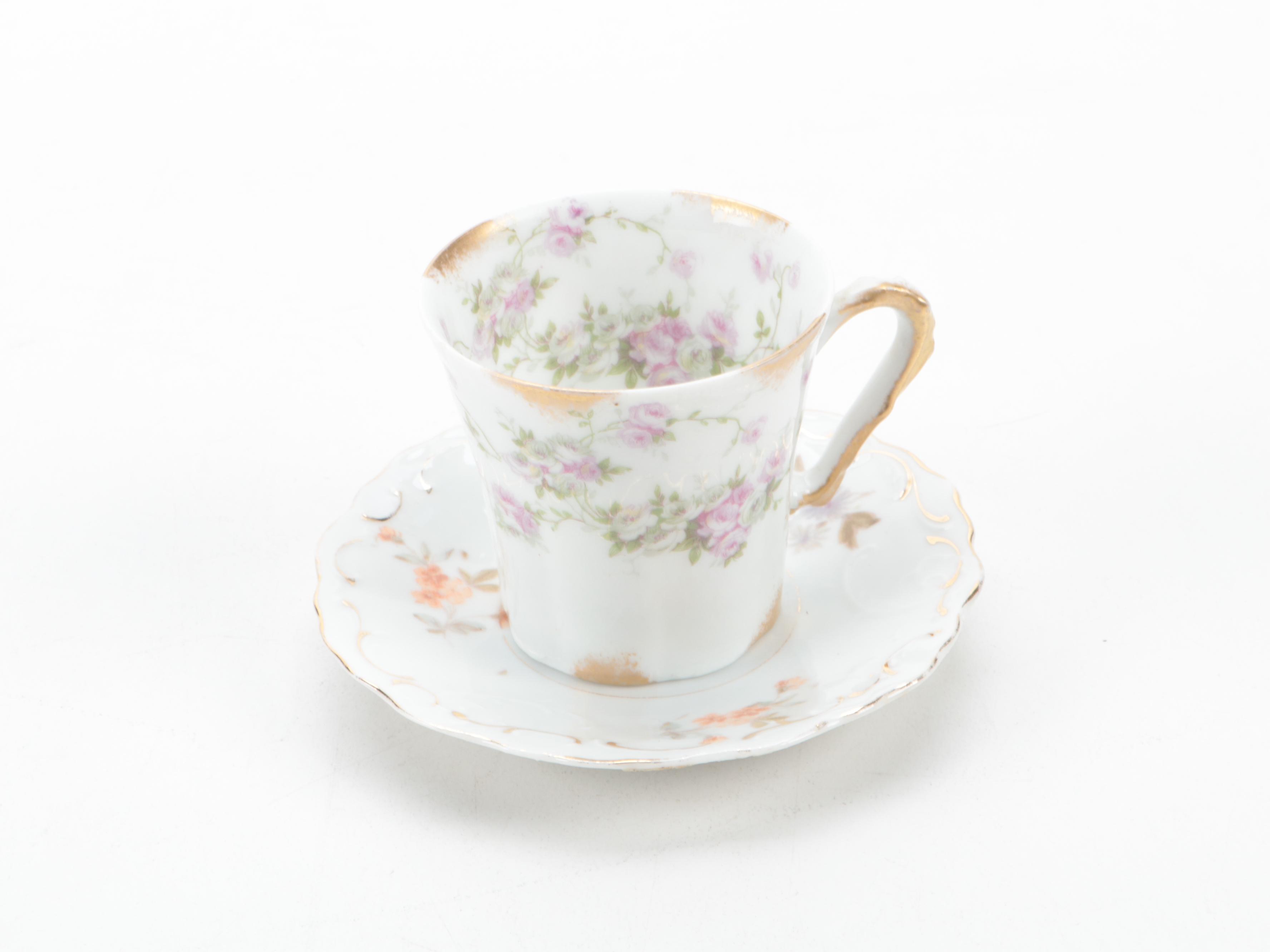 Royal Stuart and Other English Bone China Cups with More Porcelain Tableware