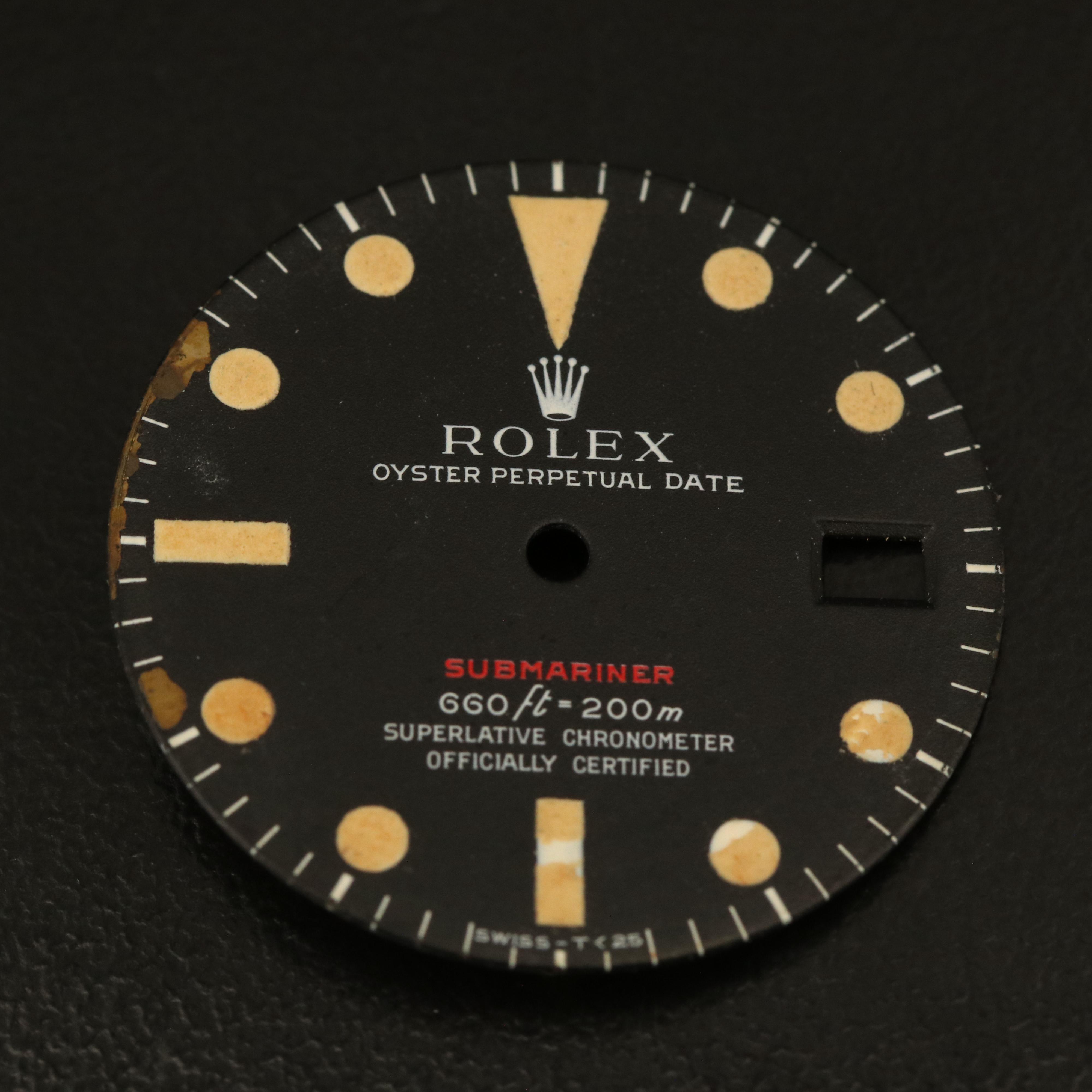 Vintage Rolex Submariner Date Dial and Hand Set