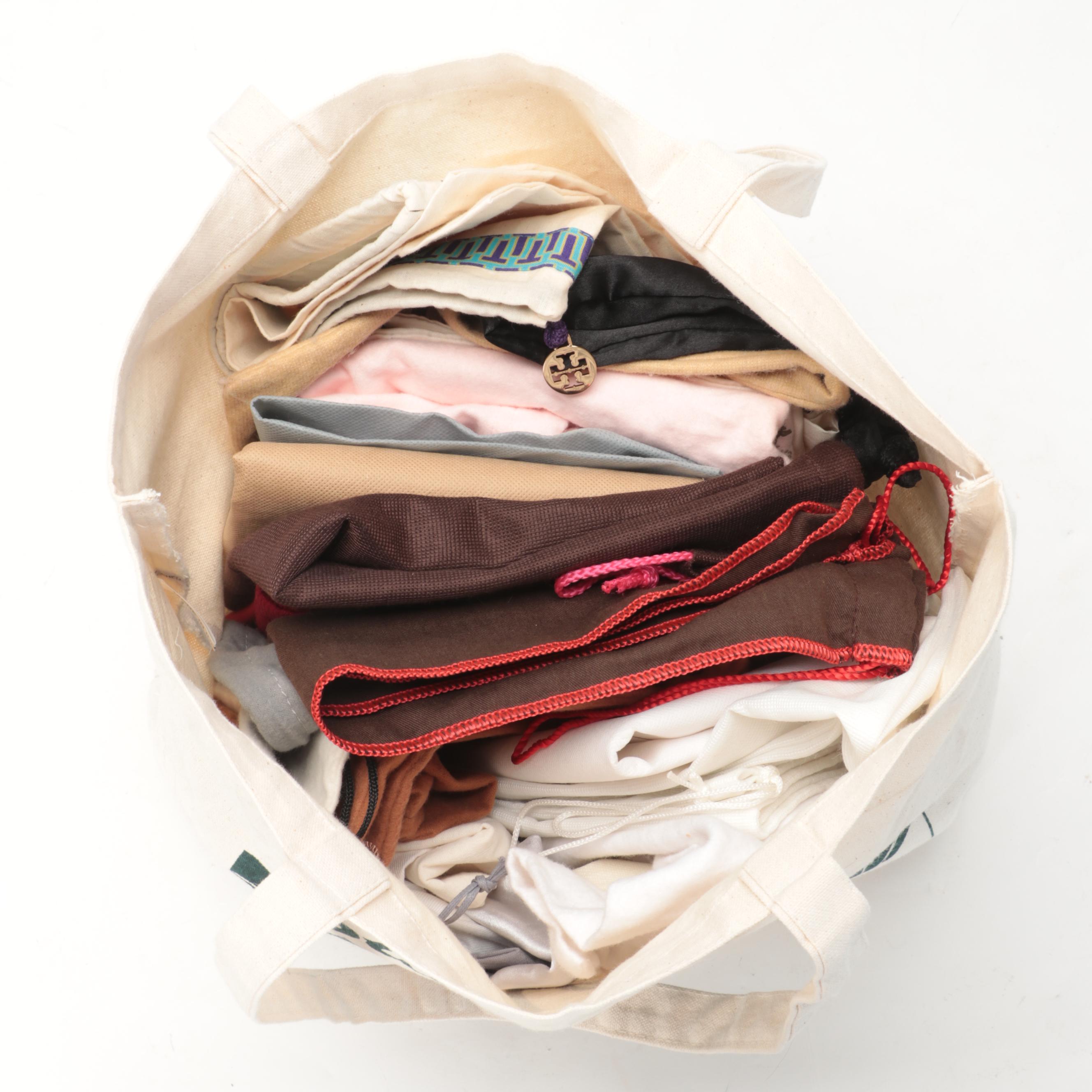 Designer Brand Dust Bag Collection With Tote