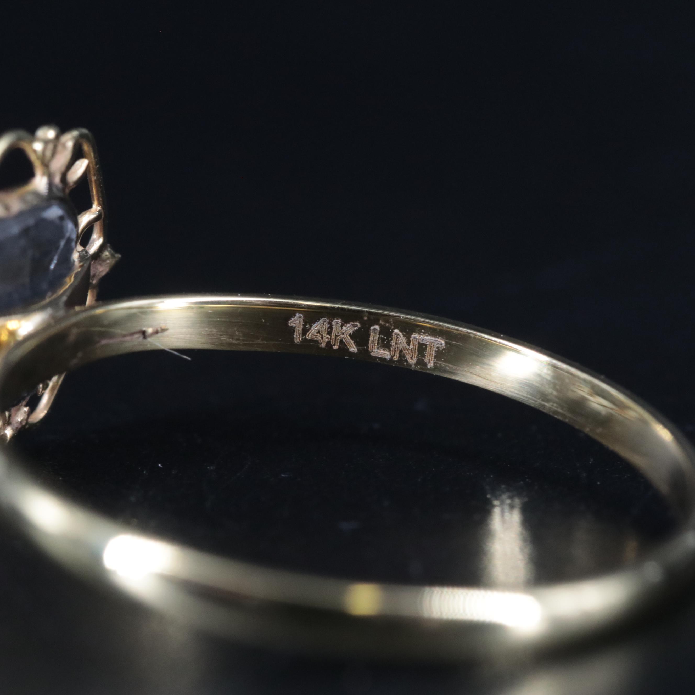 14K 0.73 CT Diamond Ring