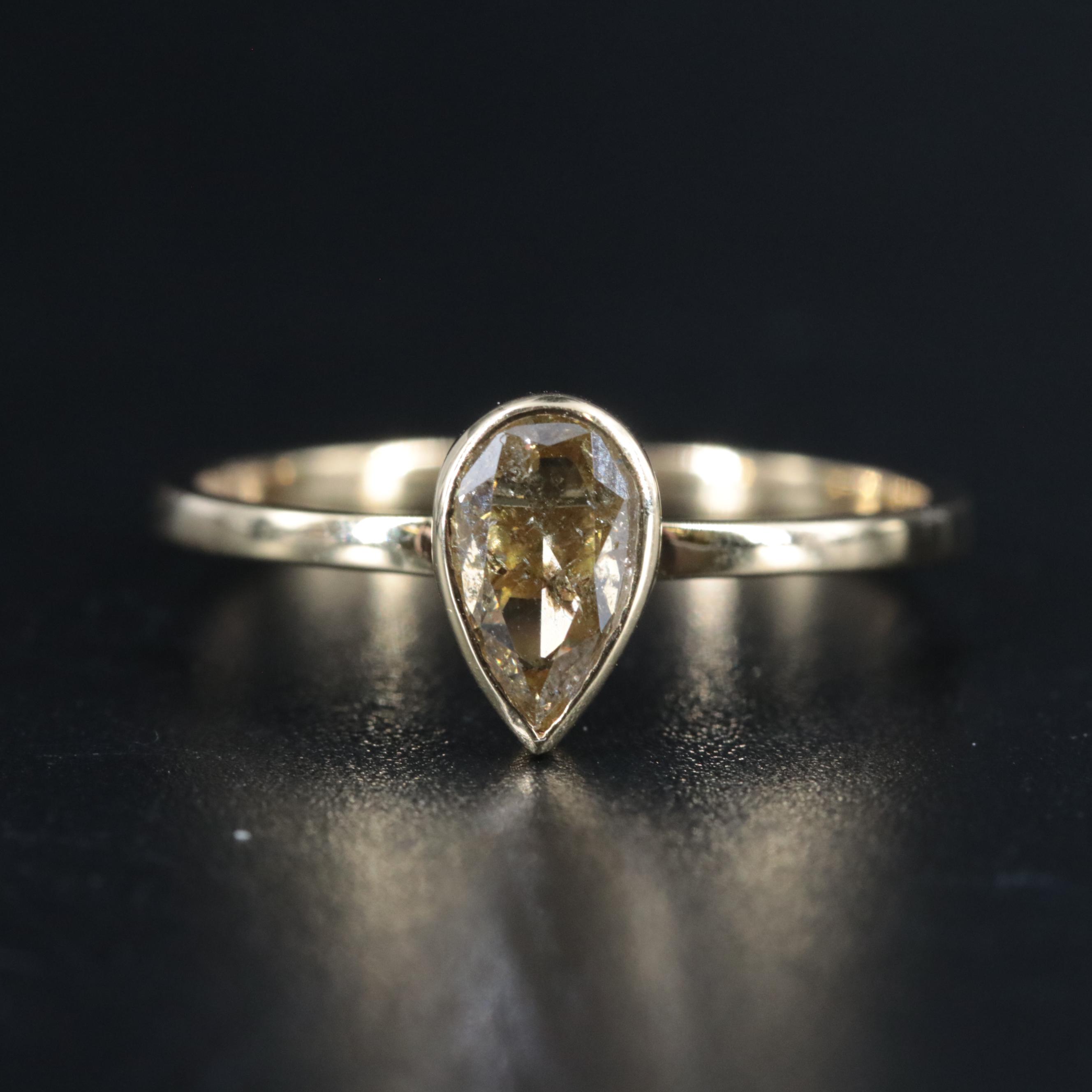 14K 0.77 CT Diamond Ring