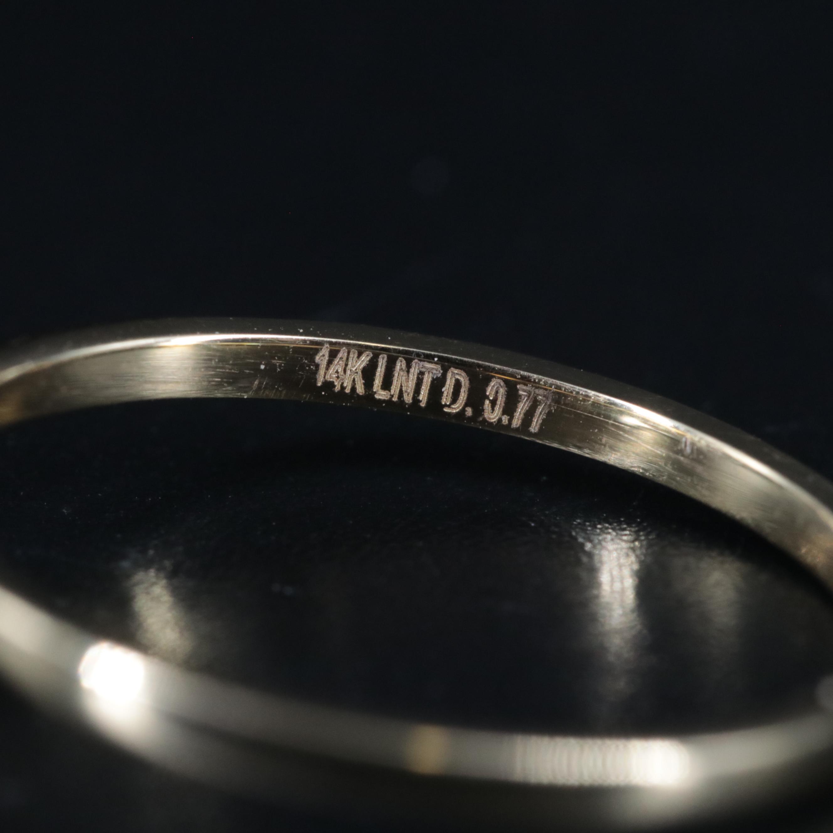 14K 0.77 CT Diamond Ring