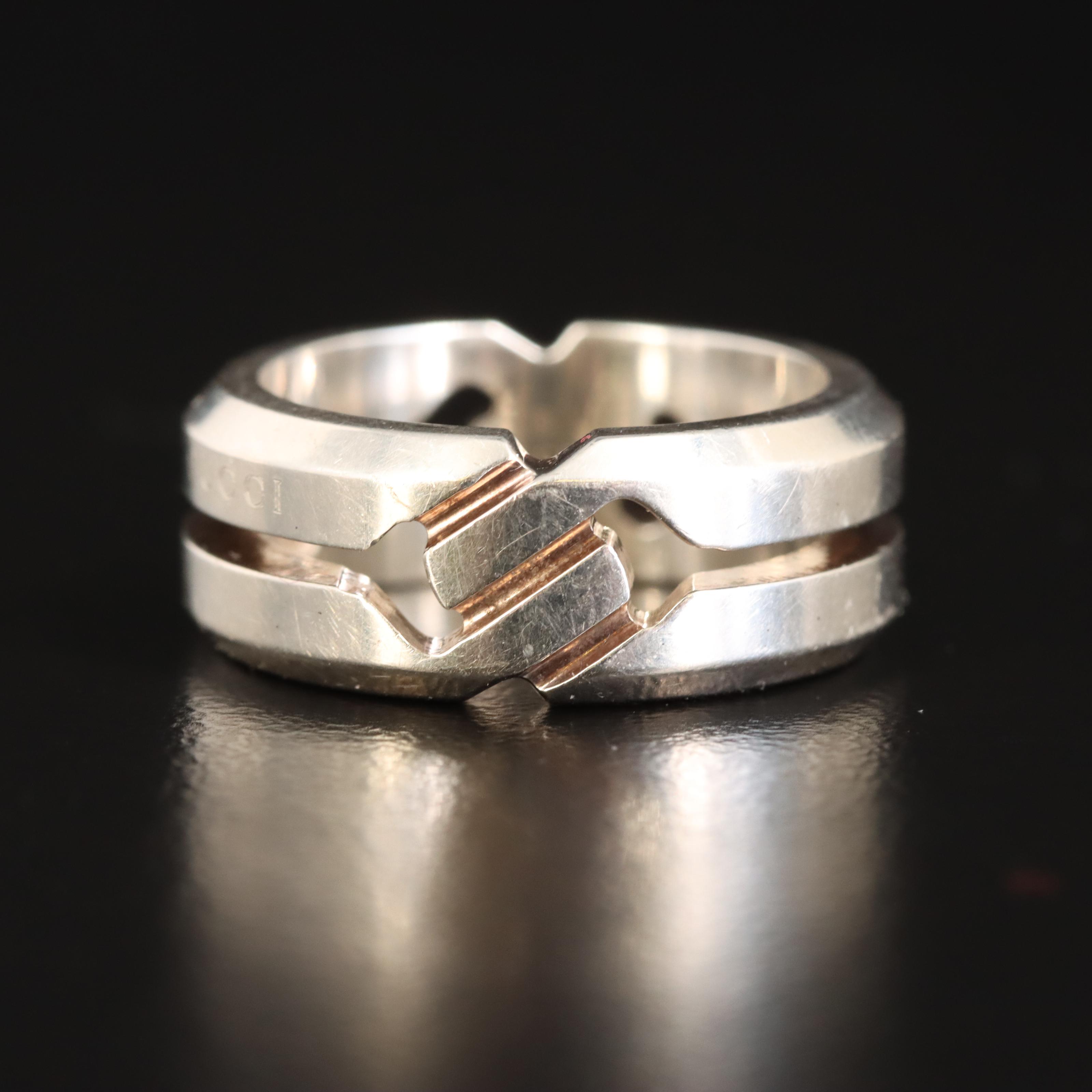 Gucci Sterling Knot Ring