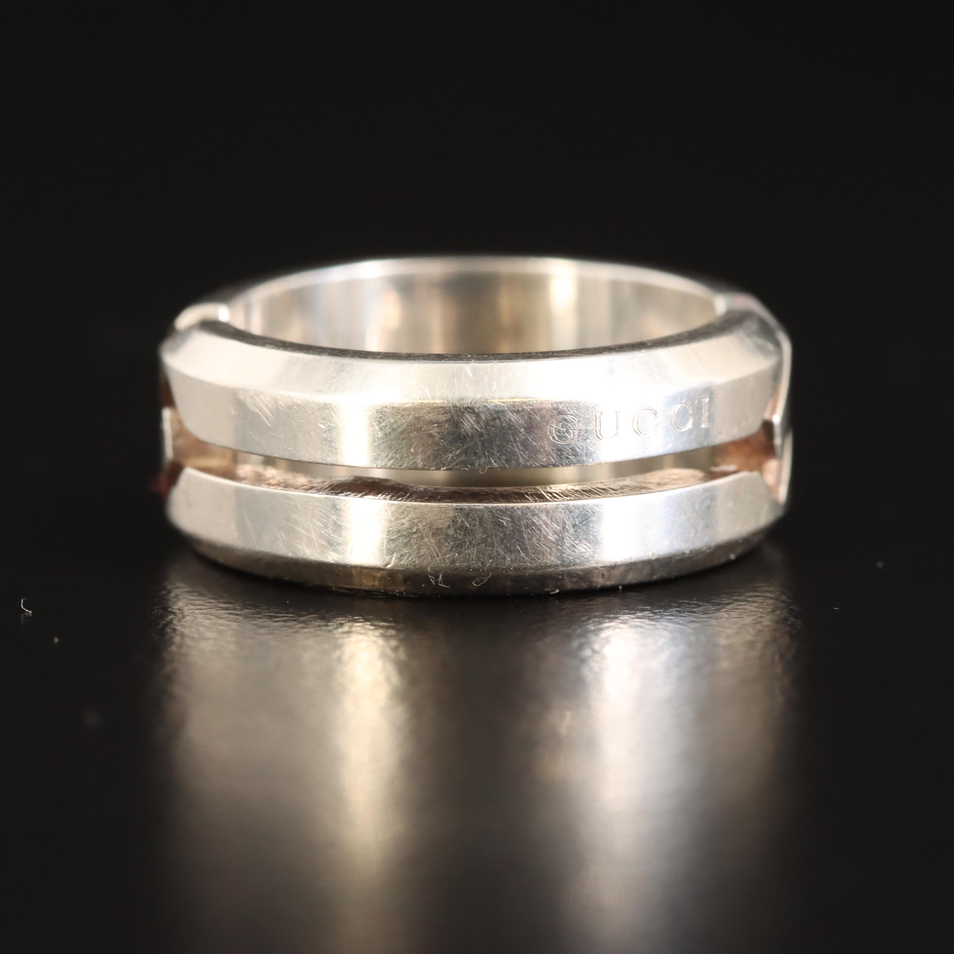 Gucci Sterling Knot Ring