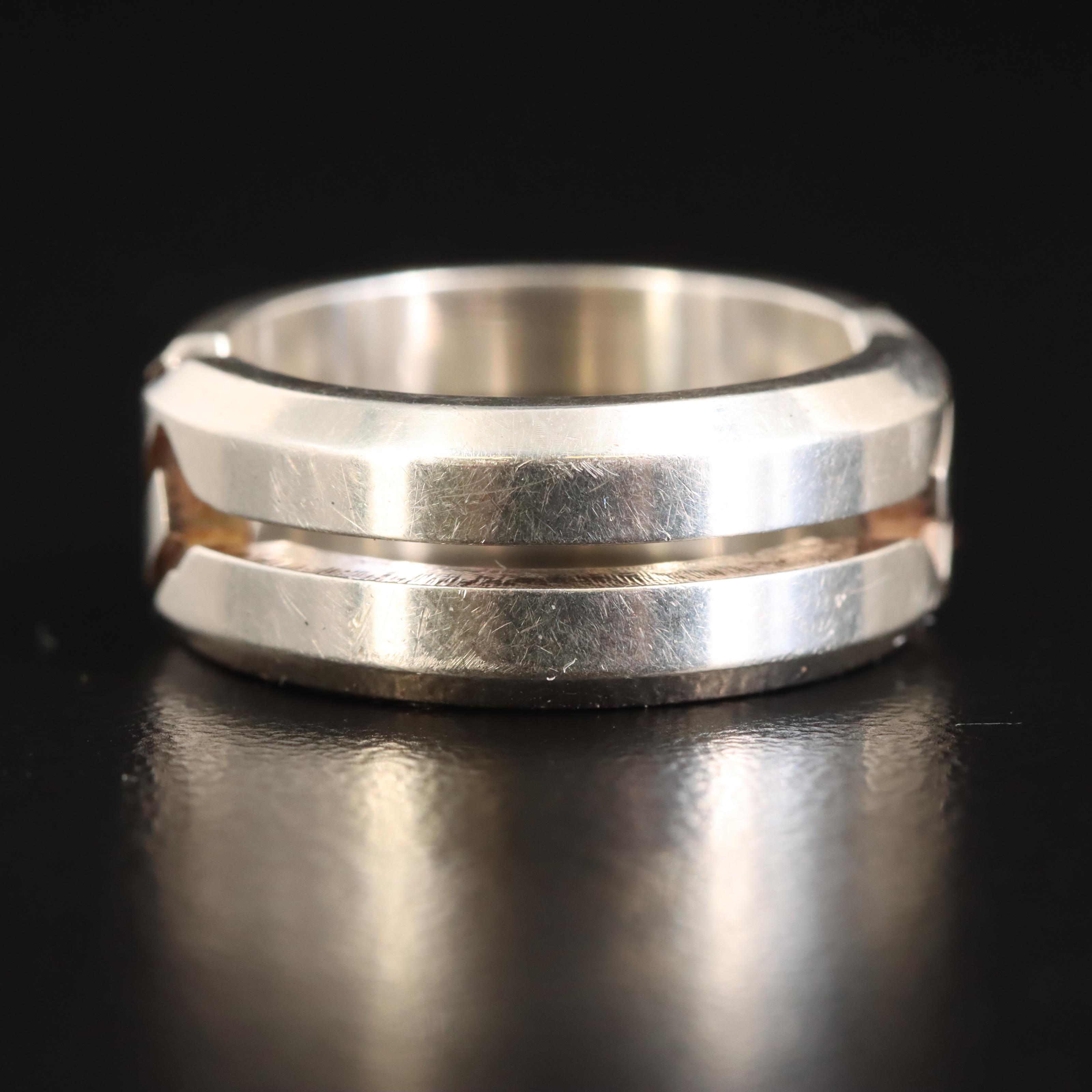 Gucci Sterling Knot Ring