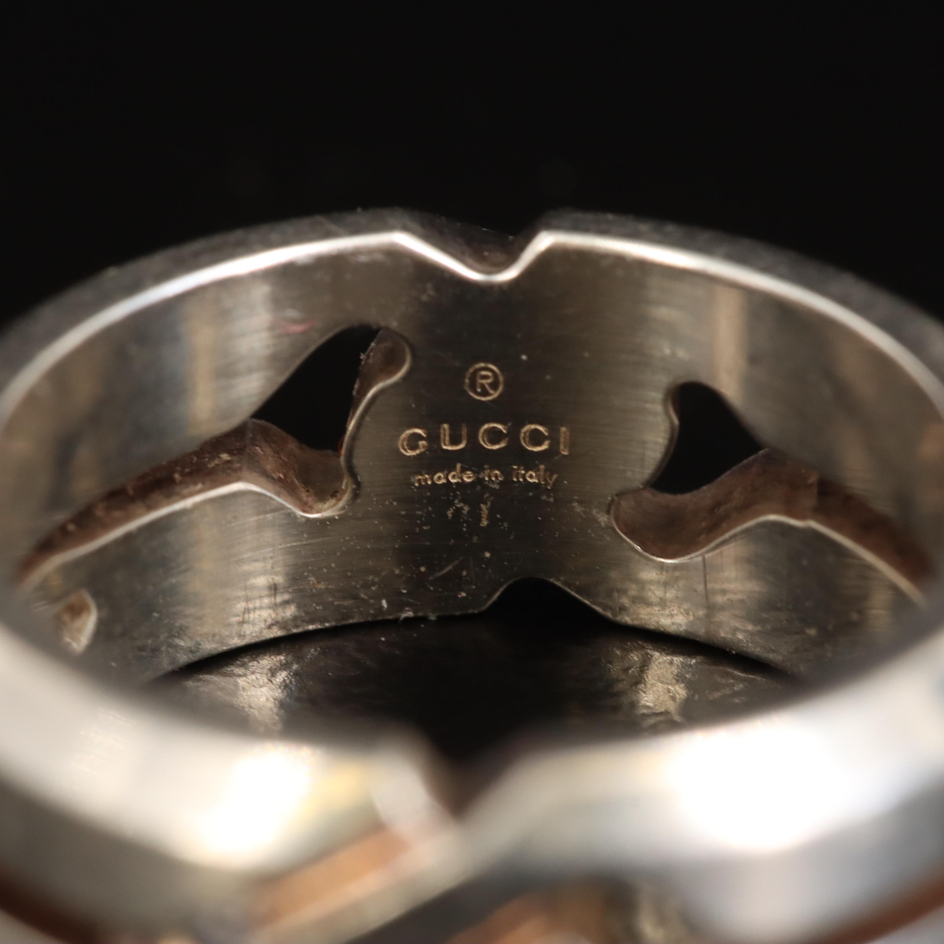 Gucci Sterling Knot Ring