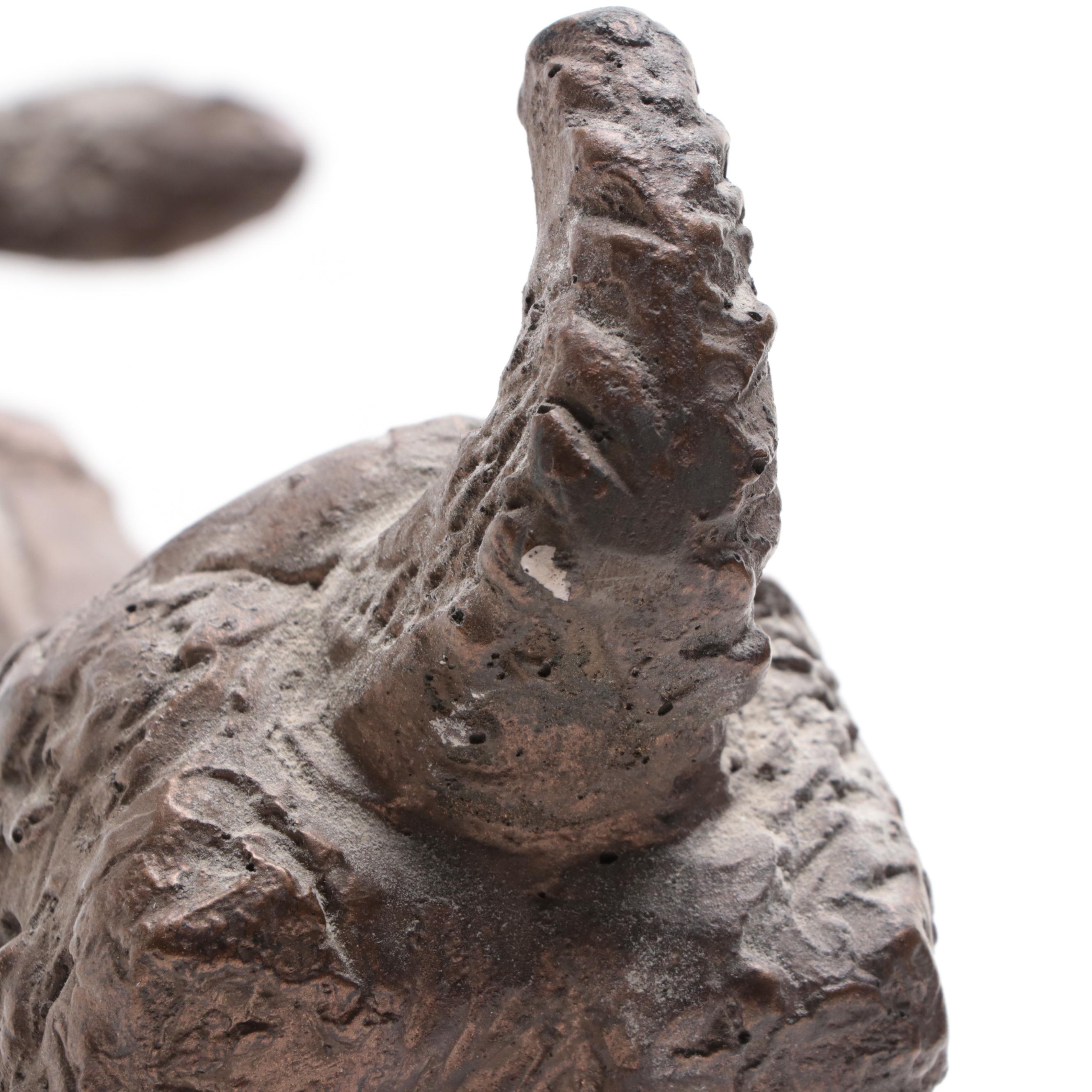 Bronzed Composition Sculpture After Pablo Picasso "She Goat"