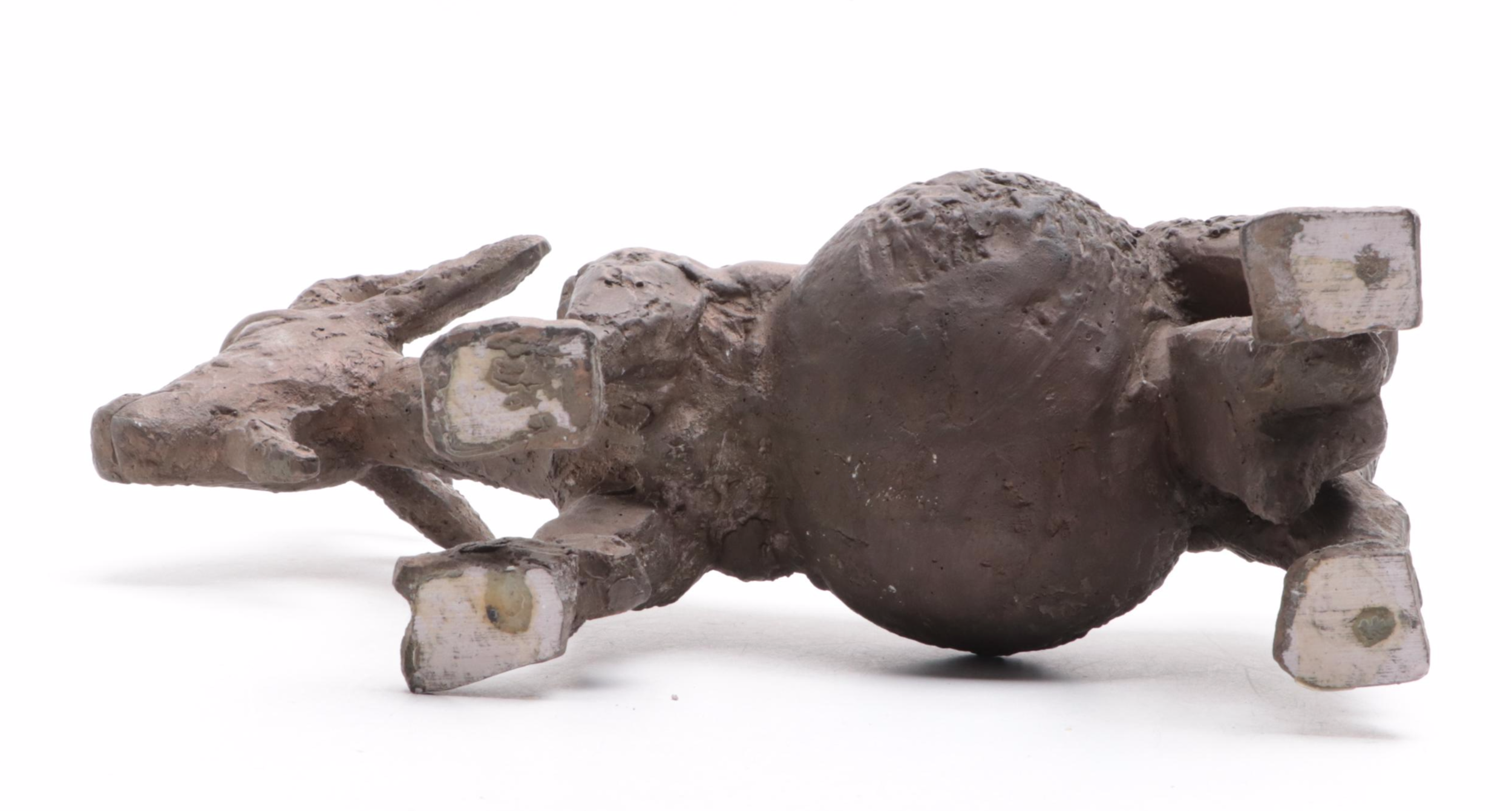 Bronzed Composition Sculpture After Pablo Picasso "She Goat"