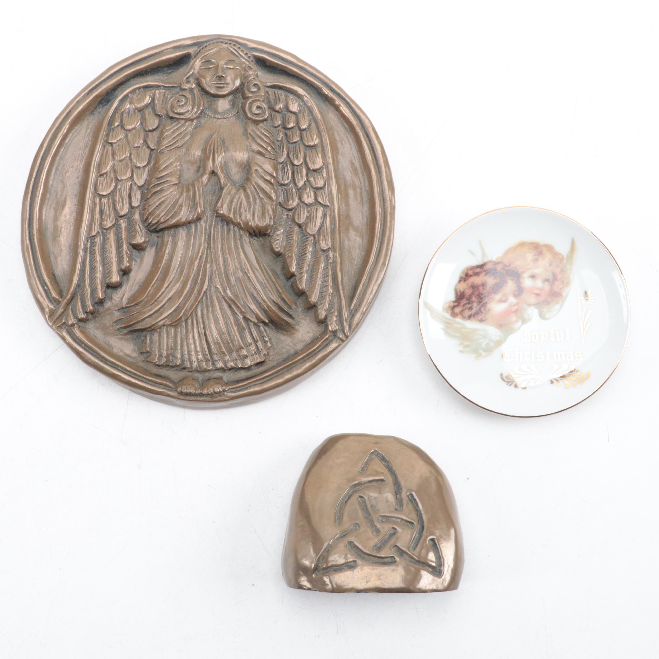 Angel Themed Decor with Ornaments, Figurines, and More