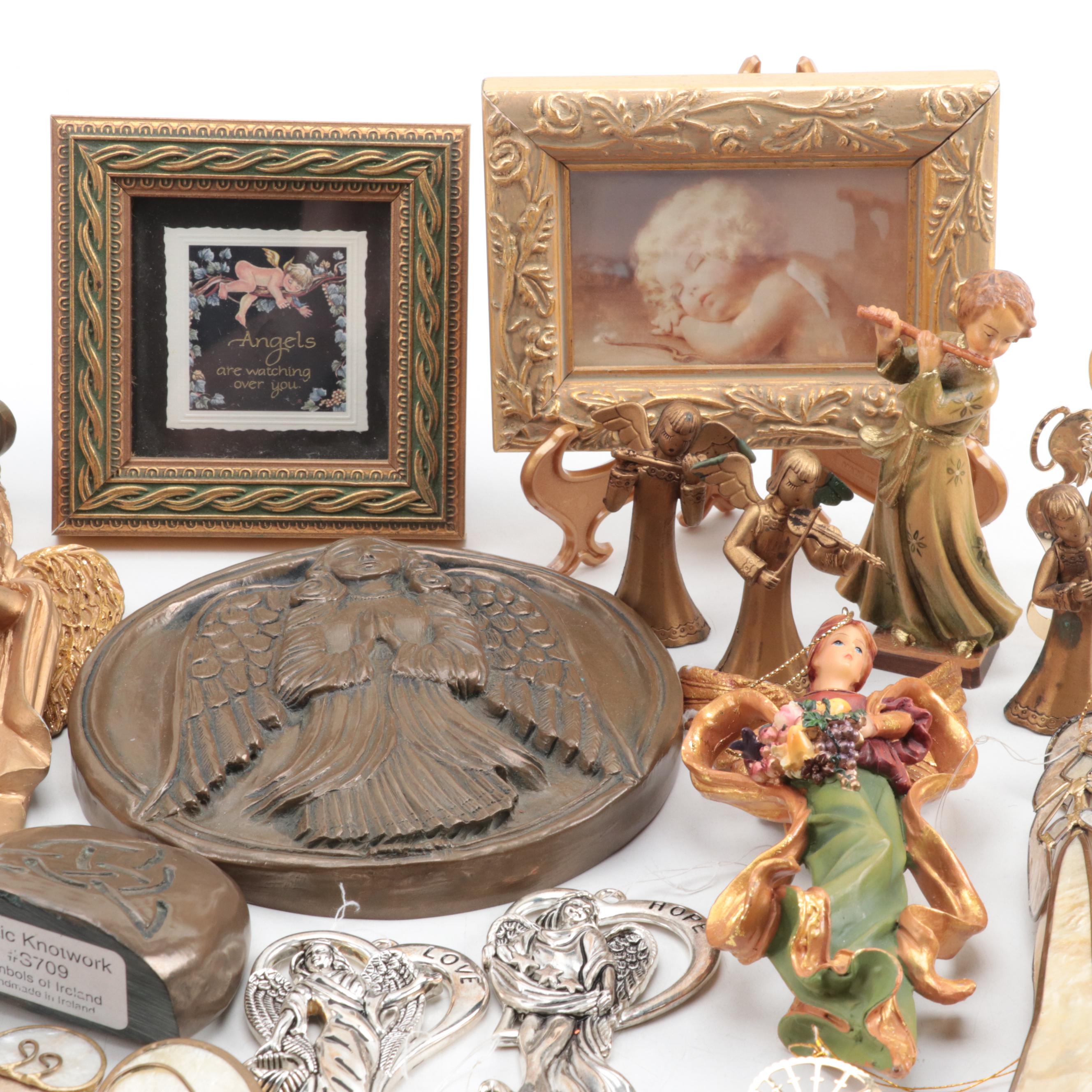 Angel Themed Decor with Ornaments, Figurines, and More