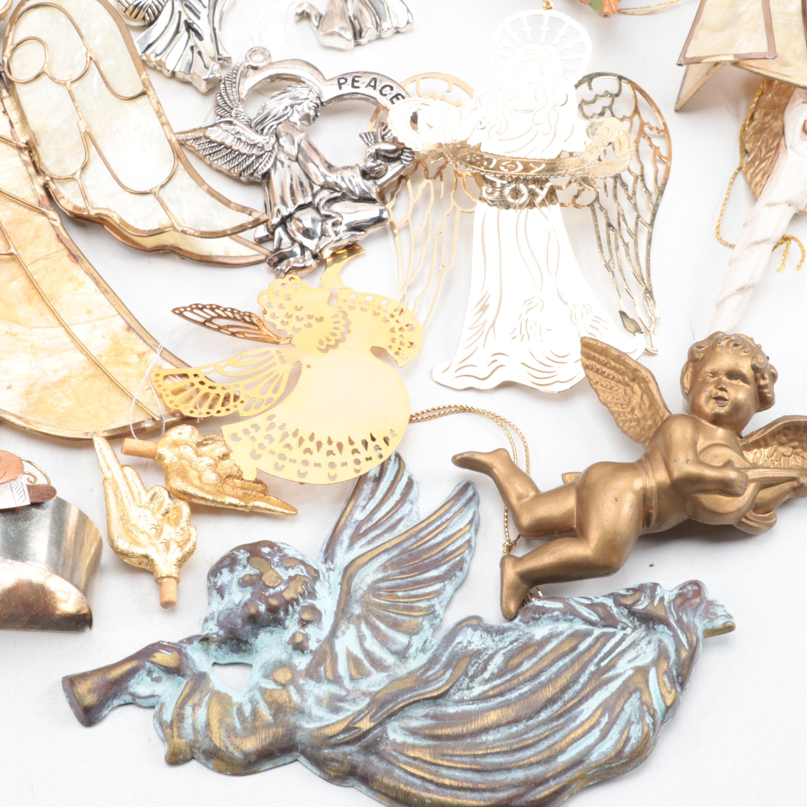 Angel Themed Decor with Ornaments, Figurines, and More