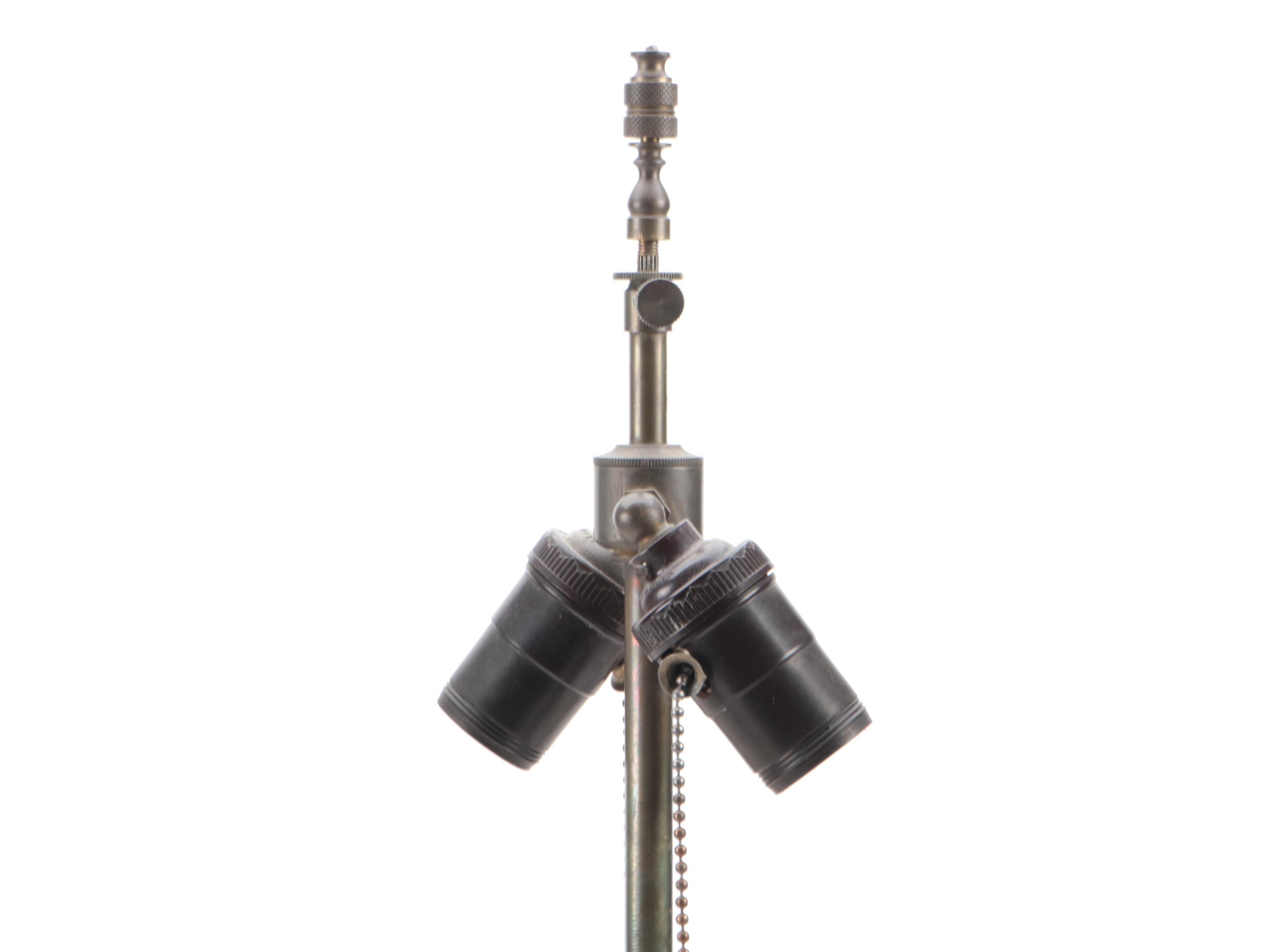 Brass Firefighter's Parade Horn Trumpet Table Lamp, Early/ Mid-20th C