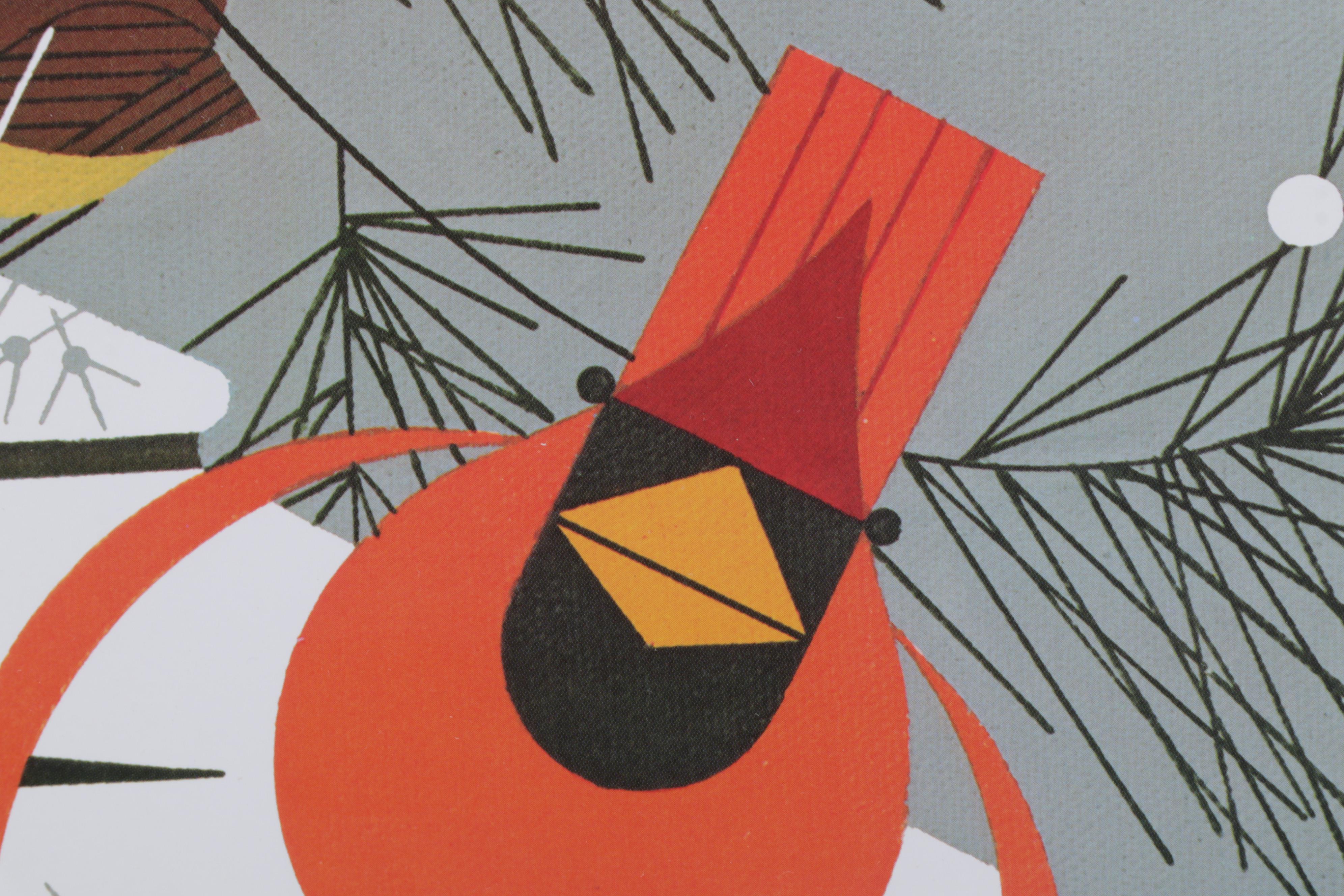 Cincinnati Nature Center Offset Lithograph After Charley Harper "Winter"