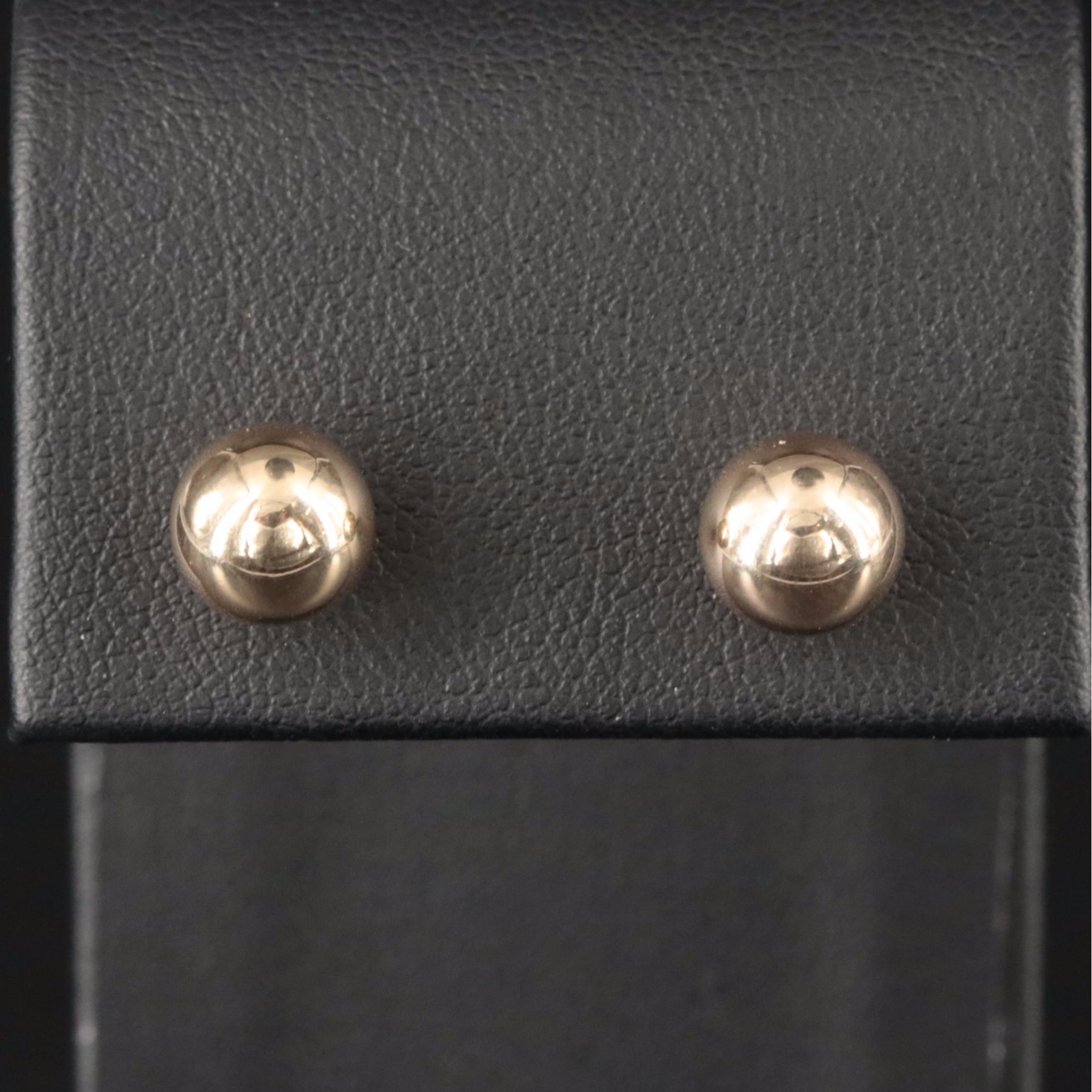 14K Ball Stud Earrings