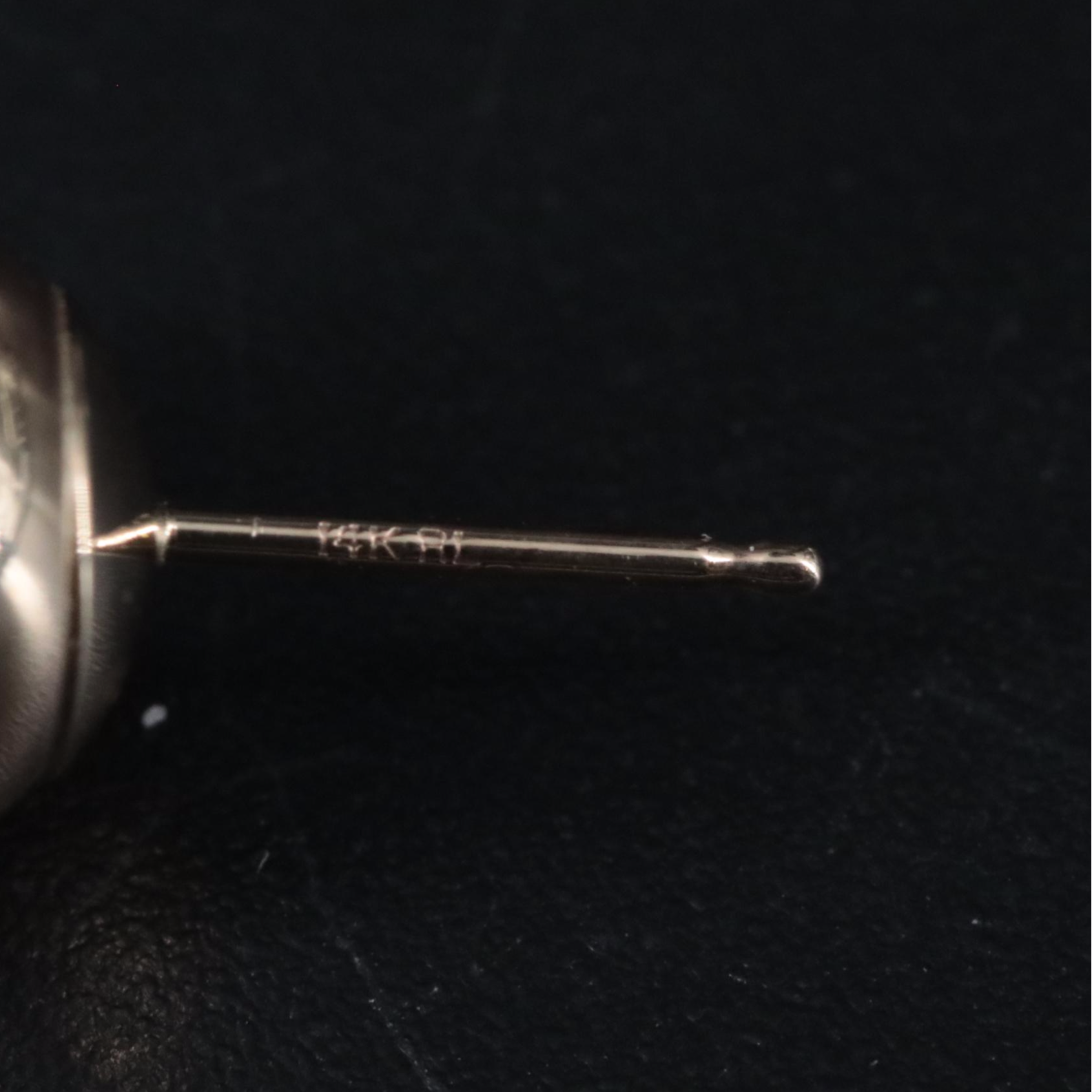 14K Ball Stud Earrings