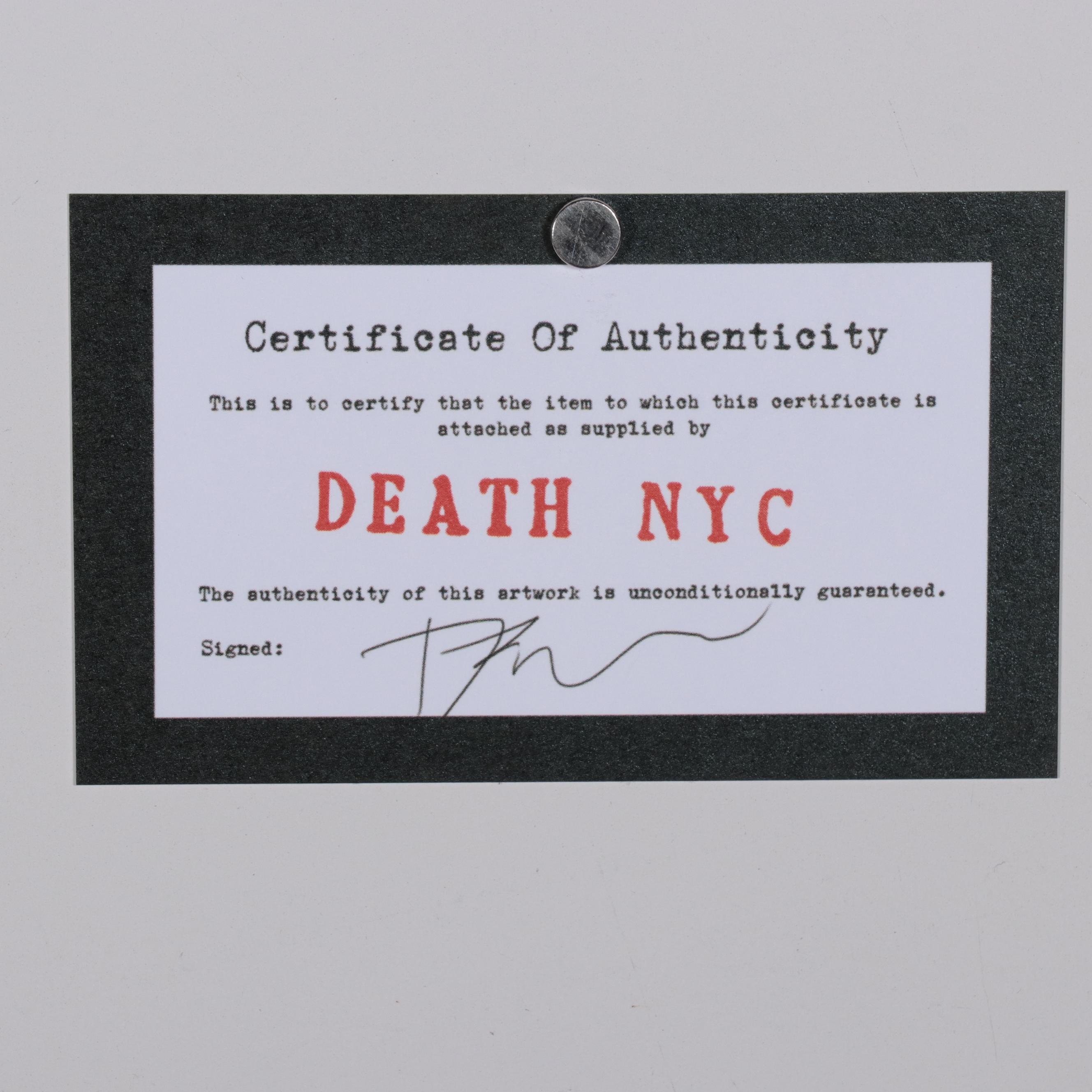 Death NYC Pop Art Graphic Prints of Air Jordans, 21st Century