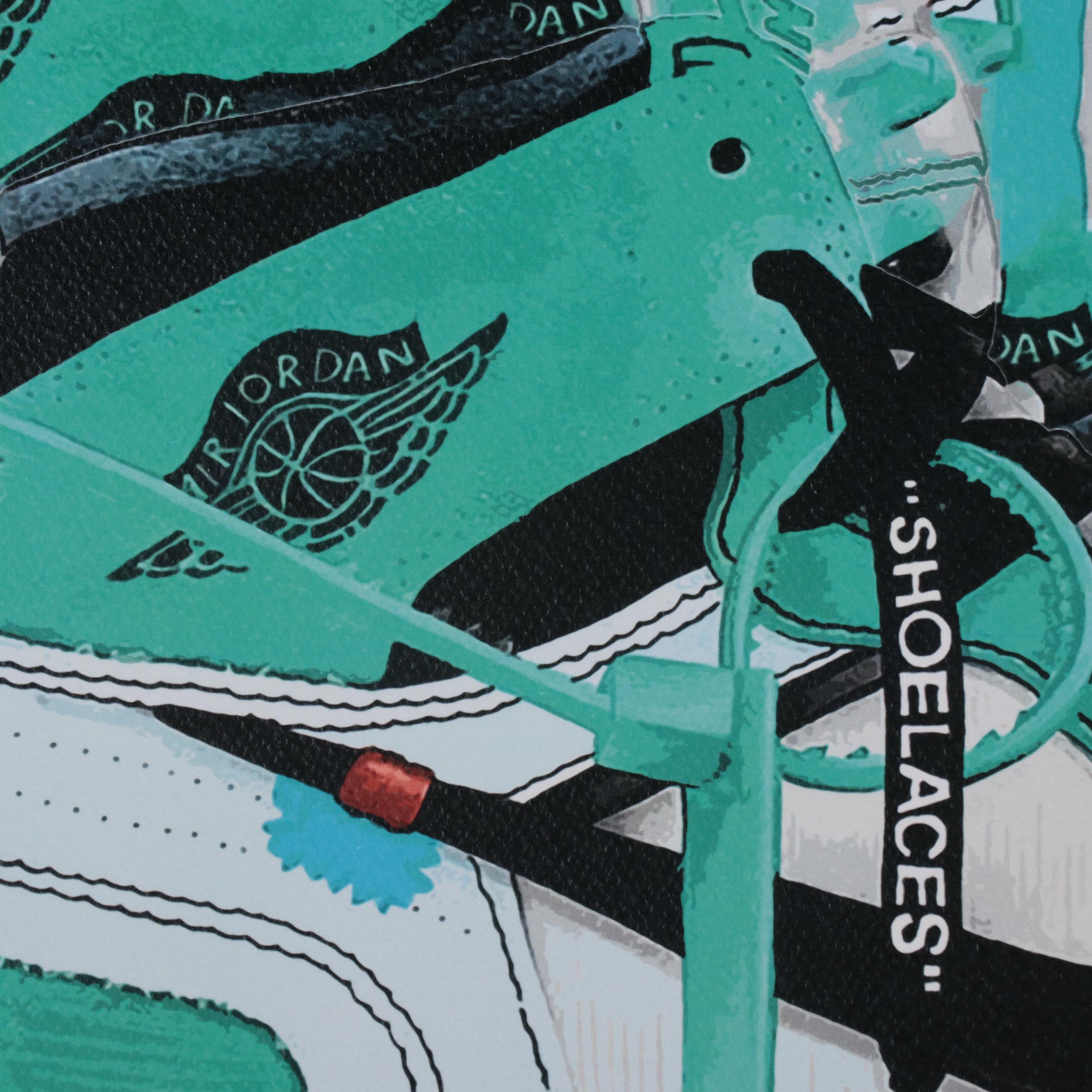 Death NYC Pop Art Graphic Prints of Air Jordans, 21st Century