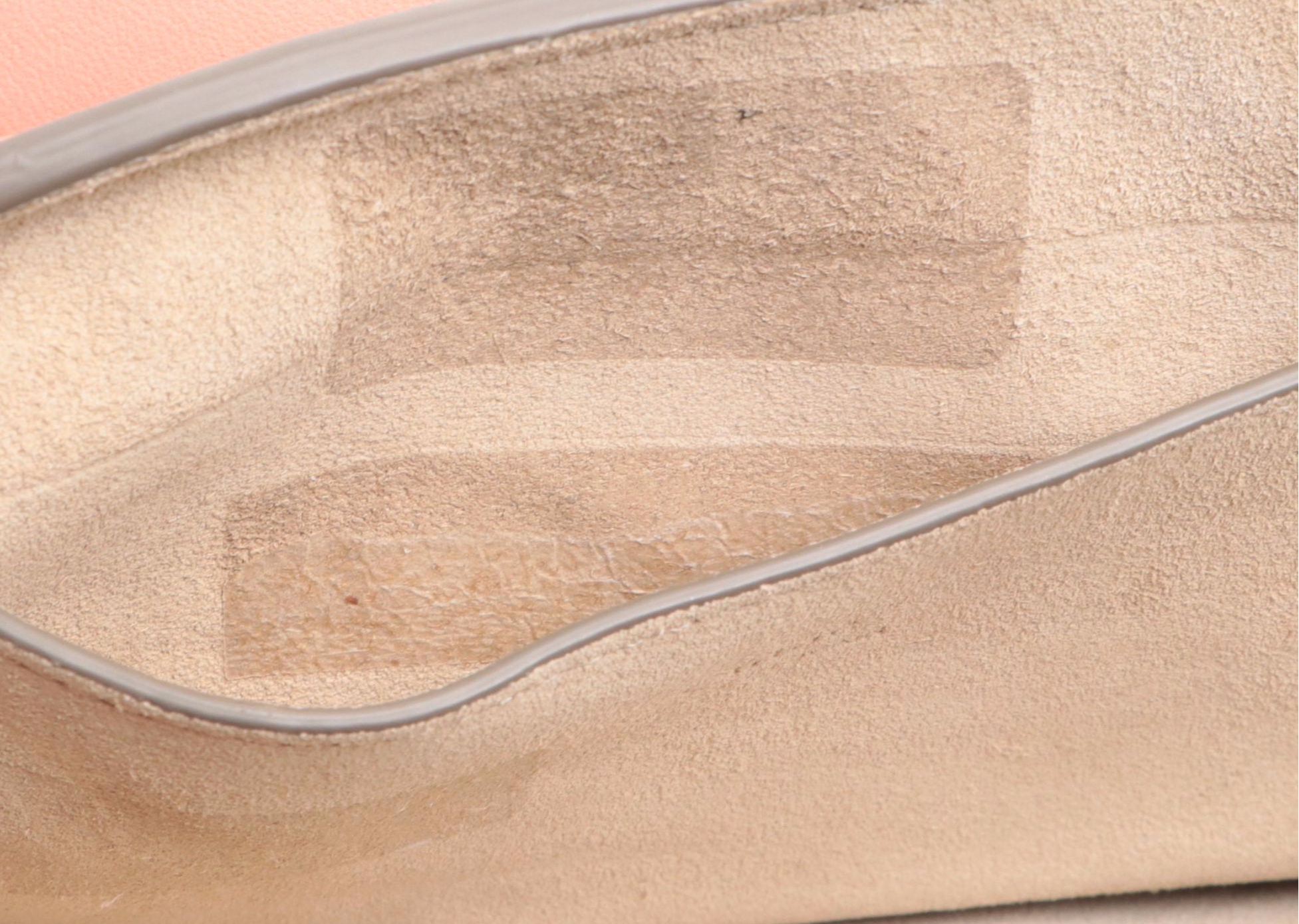 Chloé Faye Clutch in Smooth Calfskin Leather and Suede