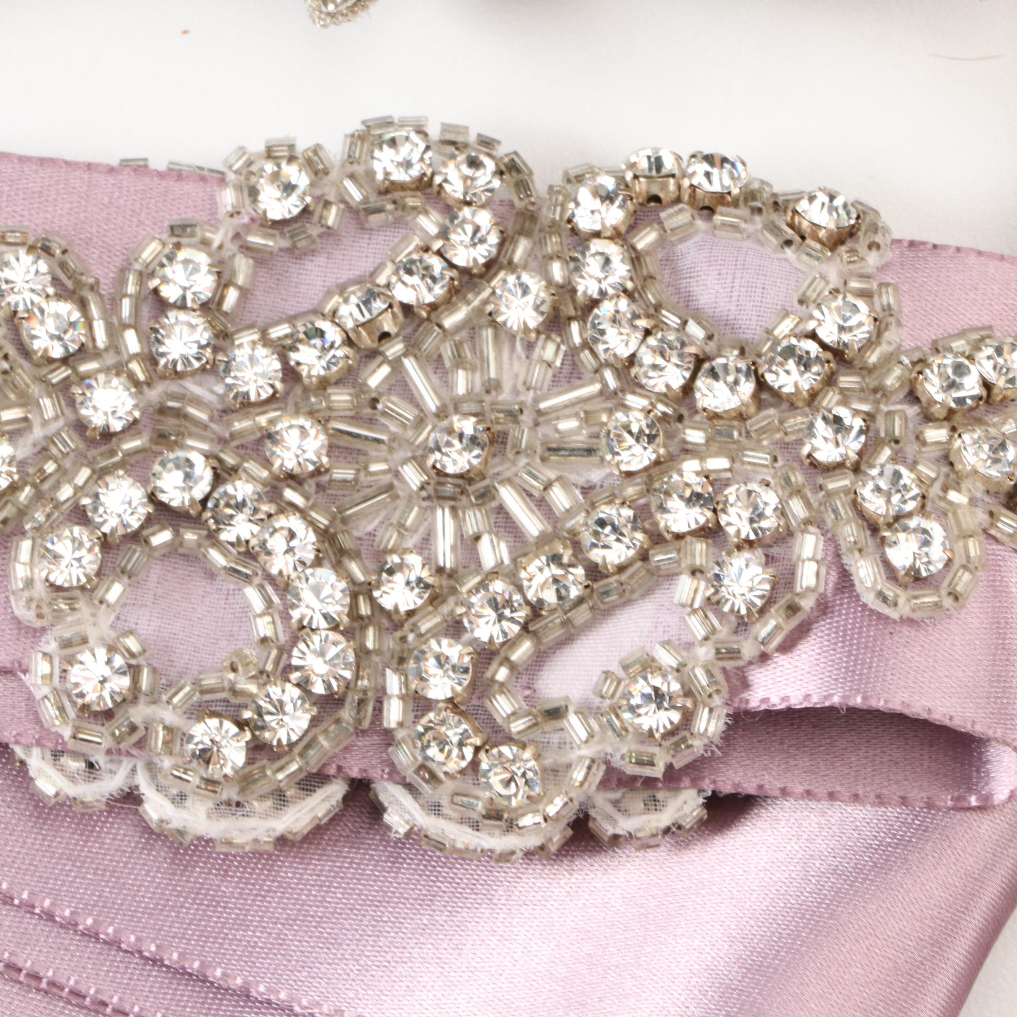 Anne Barge and Ossai Crystal Embellished Gown Sashes with Other Belts